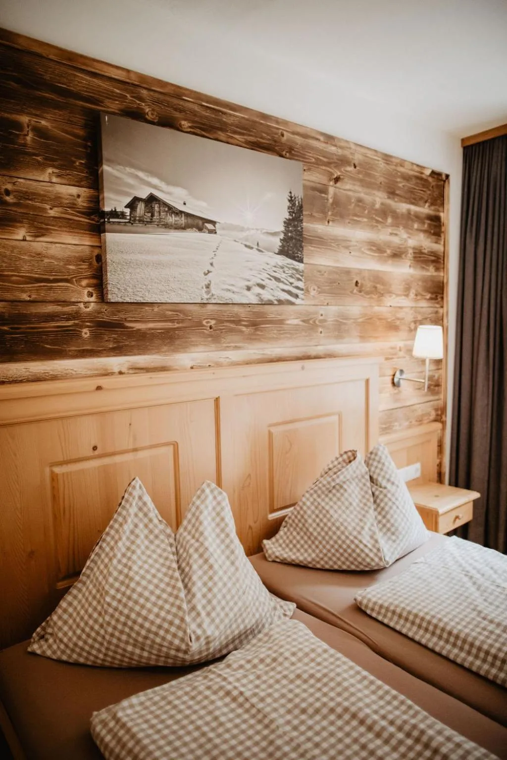 Bed in Ferienwohnungen Wartbichler