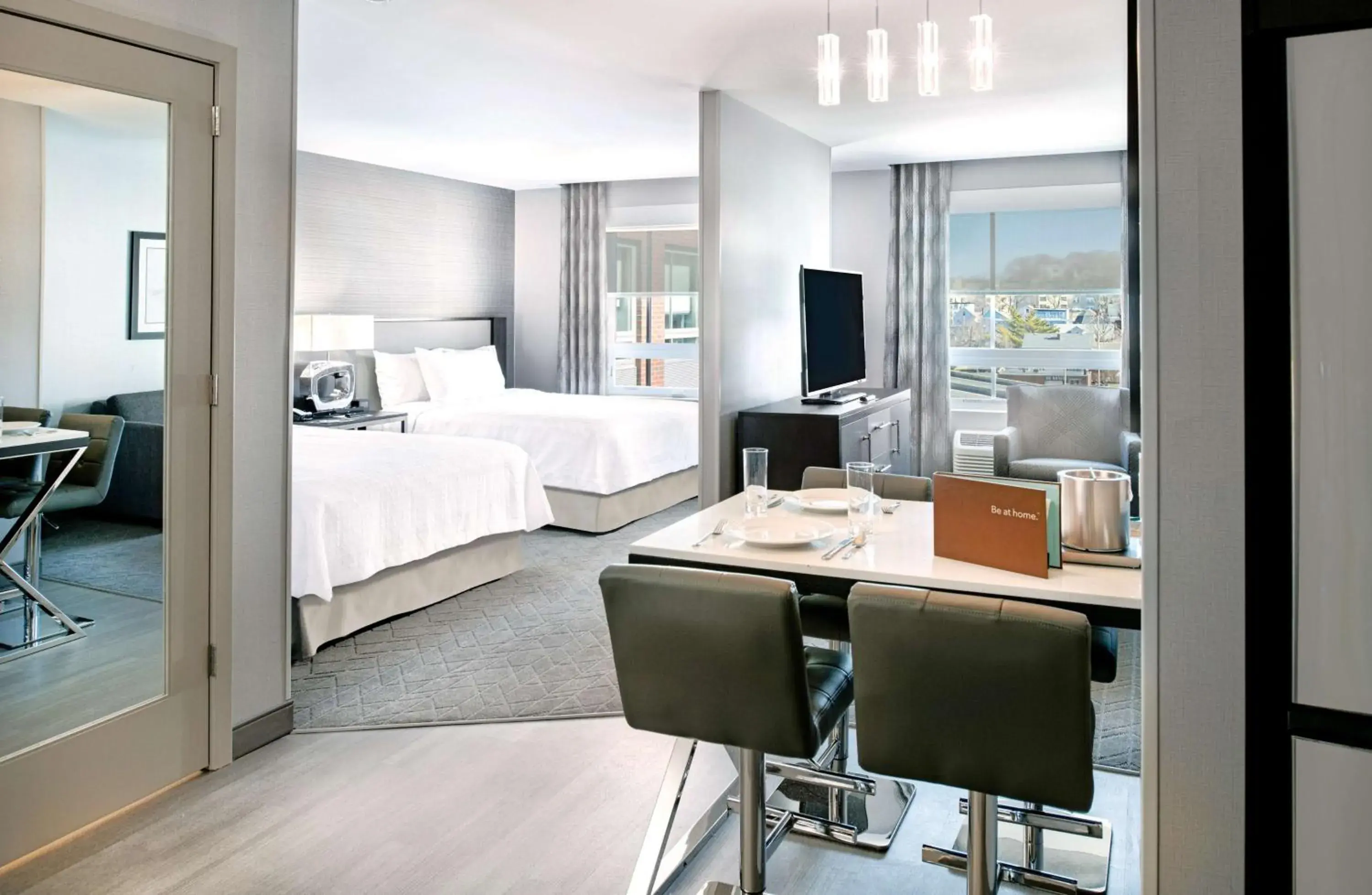 Bedroom in Homewood Suites By Hilton Boston Logan Airport Chelsea