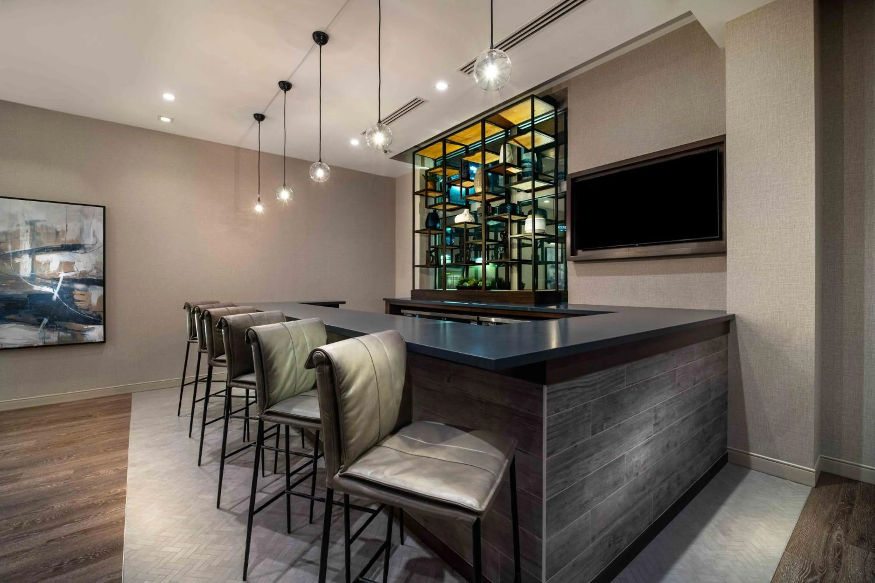 Lounge or bar in Homewood Suites By Hilton Boston Logan Airport Chelsea