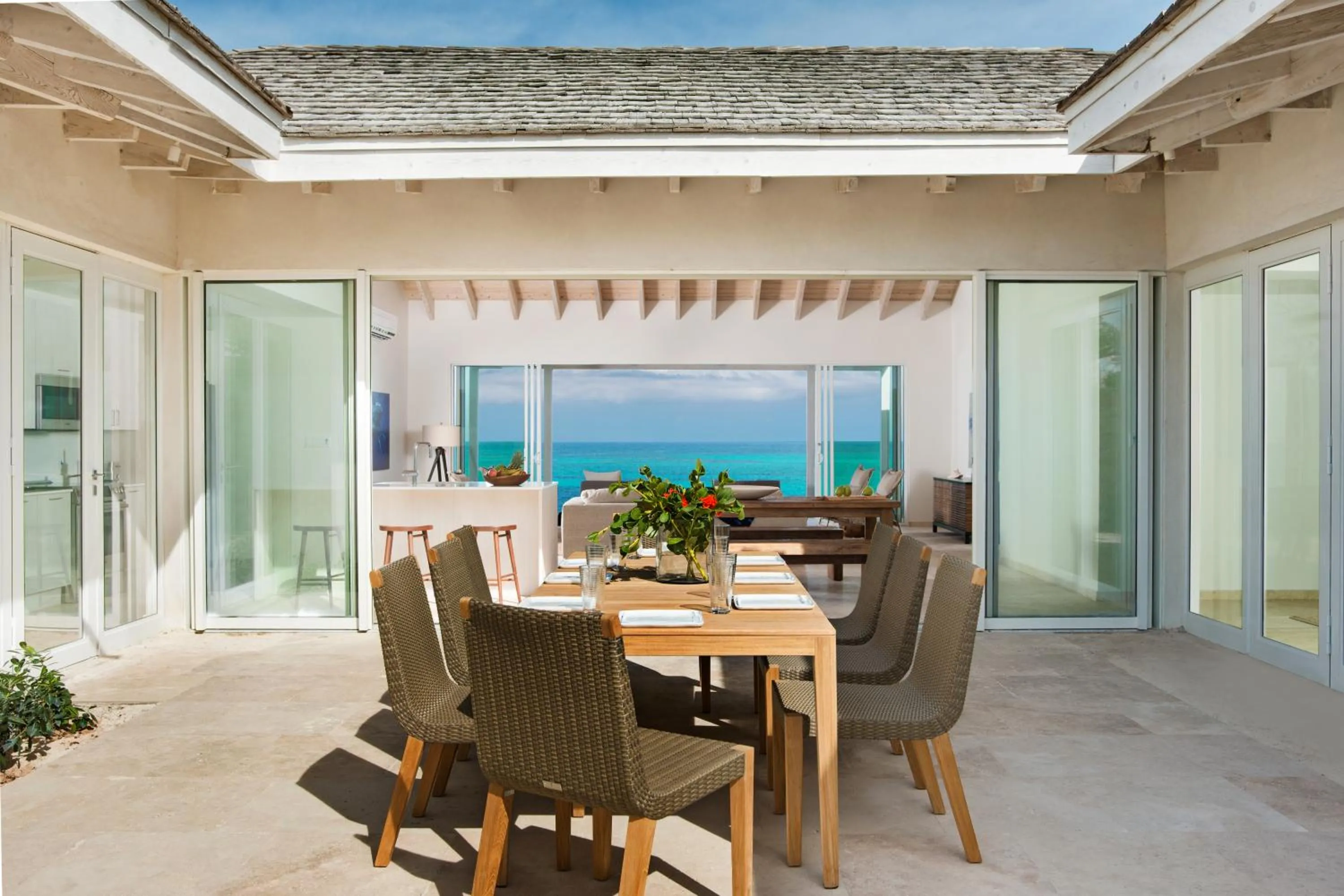 Patio in Sailrock South Caicos, Small Luxury Hotels of the World