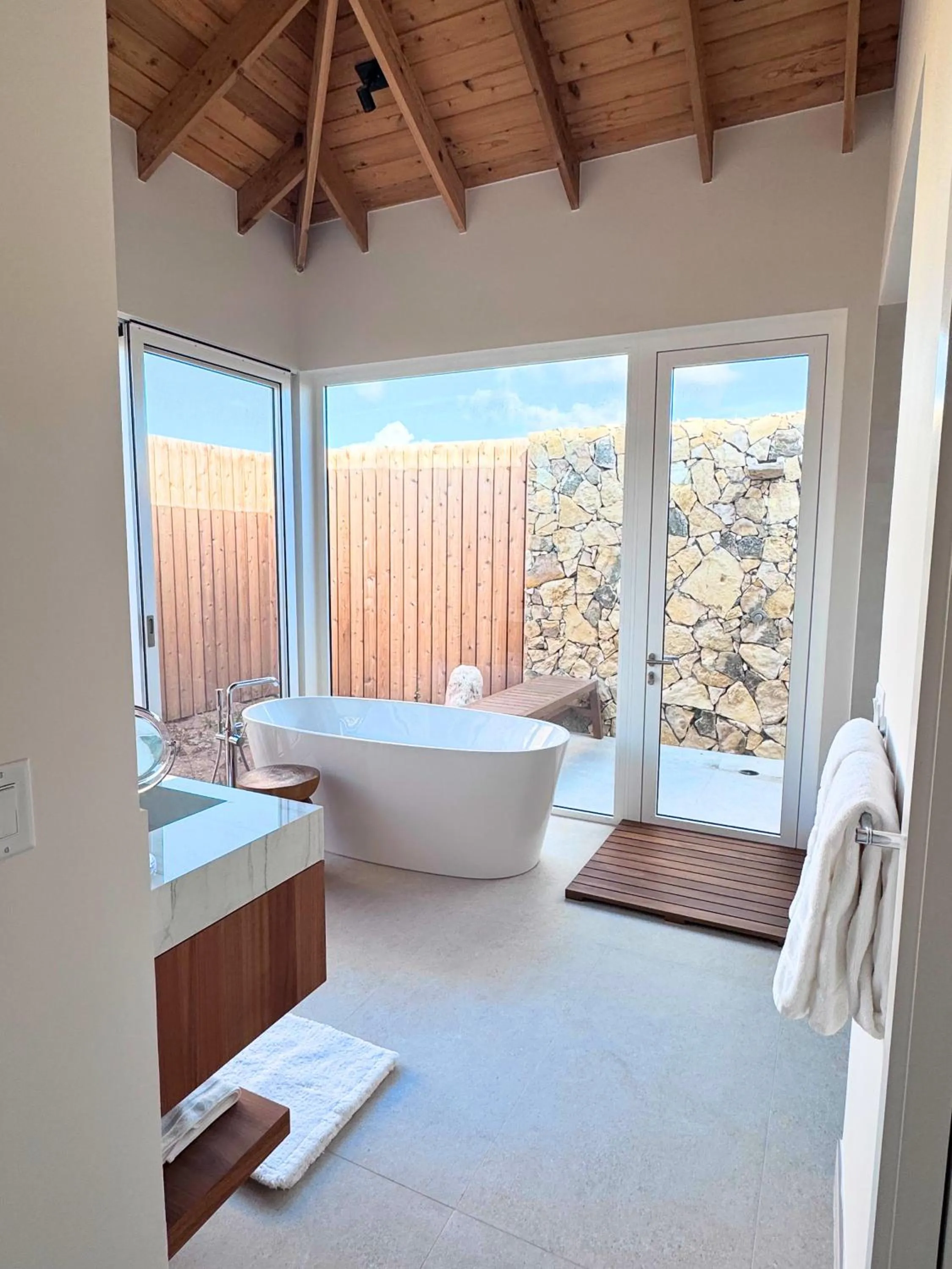 Bathroom in Sailrock South Caicos, Small Luxury Hotels of the World