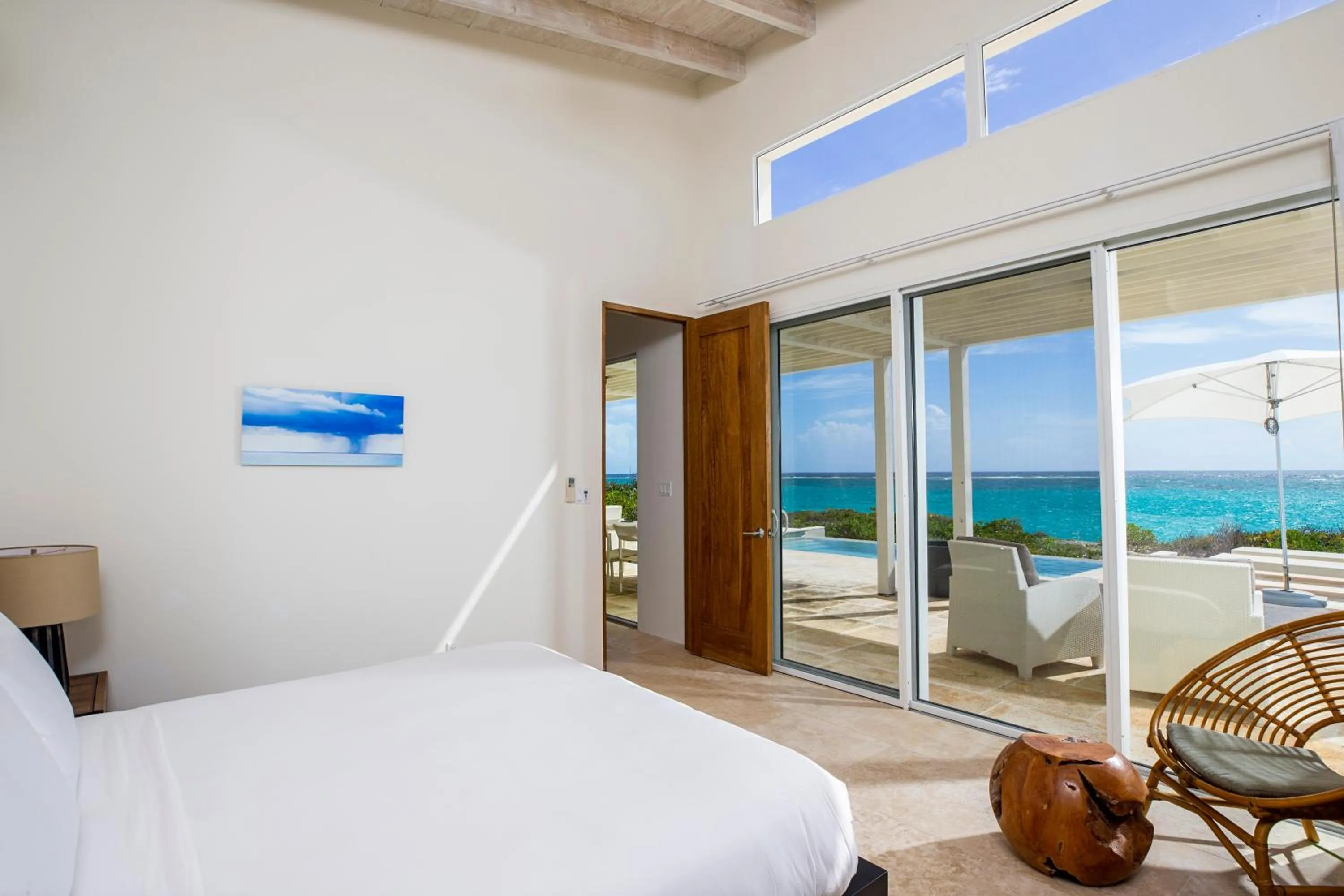 Patio, Bed in Sailrock South Caicos, Small Luxury Hotels of the World