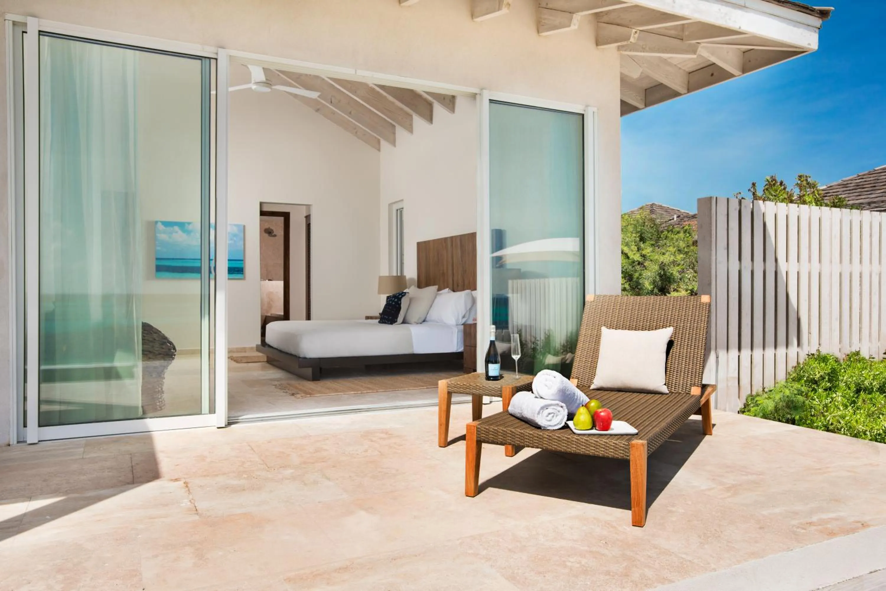 Patio in Sailrock South Caicos, Small Luxury Hotels of the World