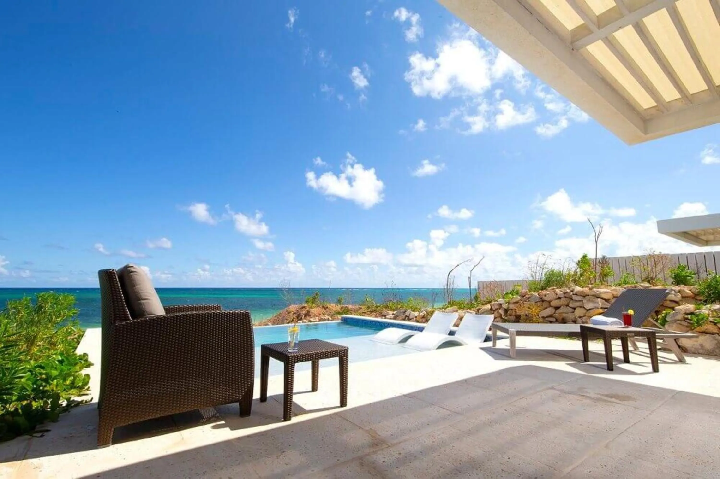 Patio in Sailrock South Caicos, Small Luxury Hotels of the World