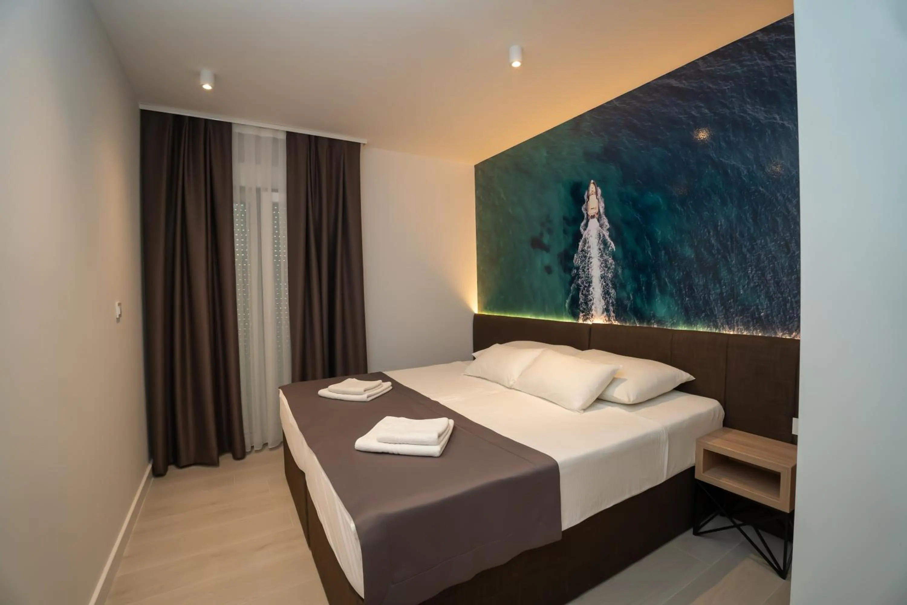 Bedroom, Bed in Villa Malo More