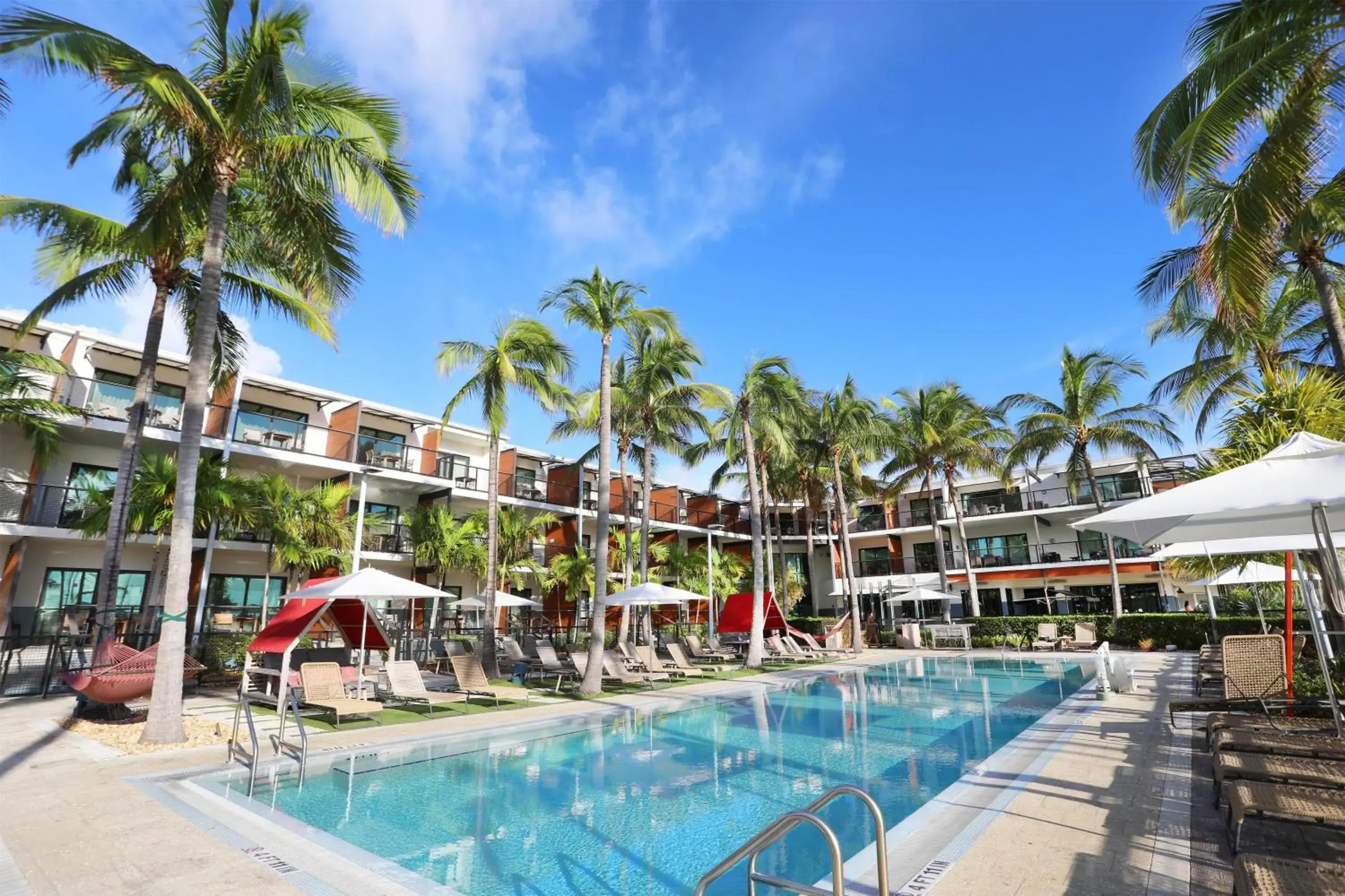 Pool view in The Perry Hotel & Marina Key West Pool view in The Perry Hotel & Marina Key West