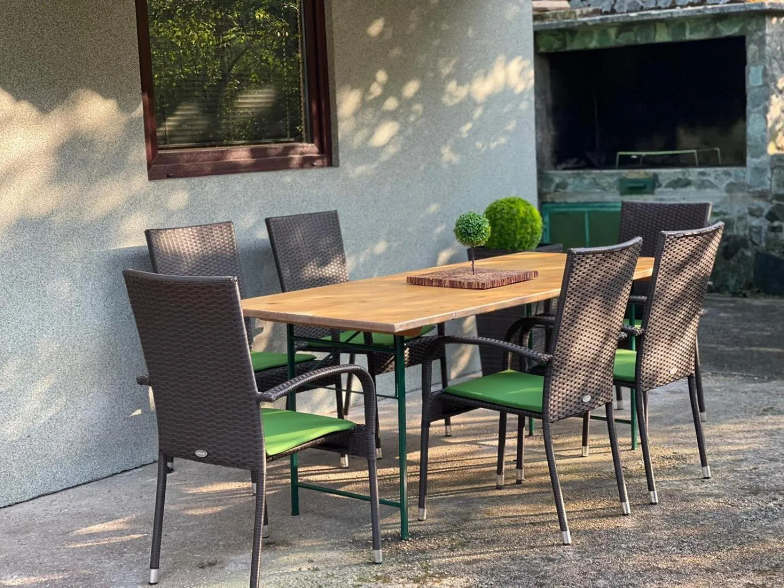 Patio in Holiday Home Oaza Mira