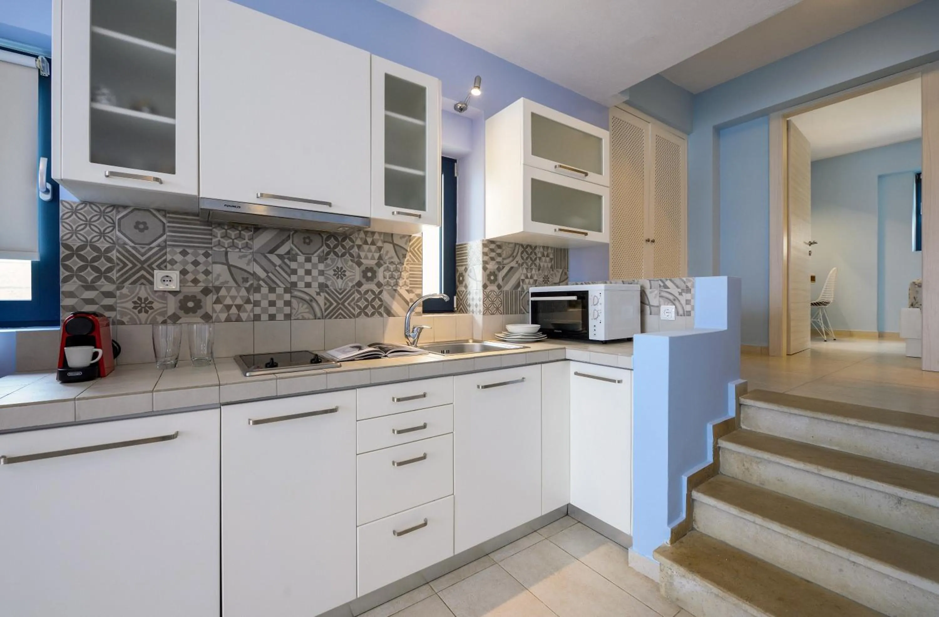 Kitchen or kitchenette in Elpiniki Luxury Apartments