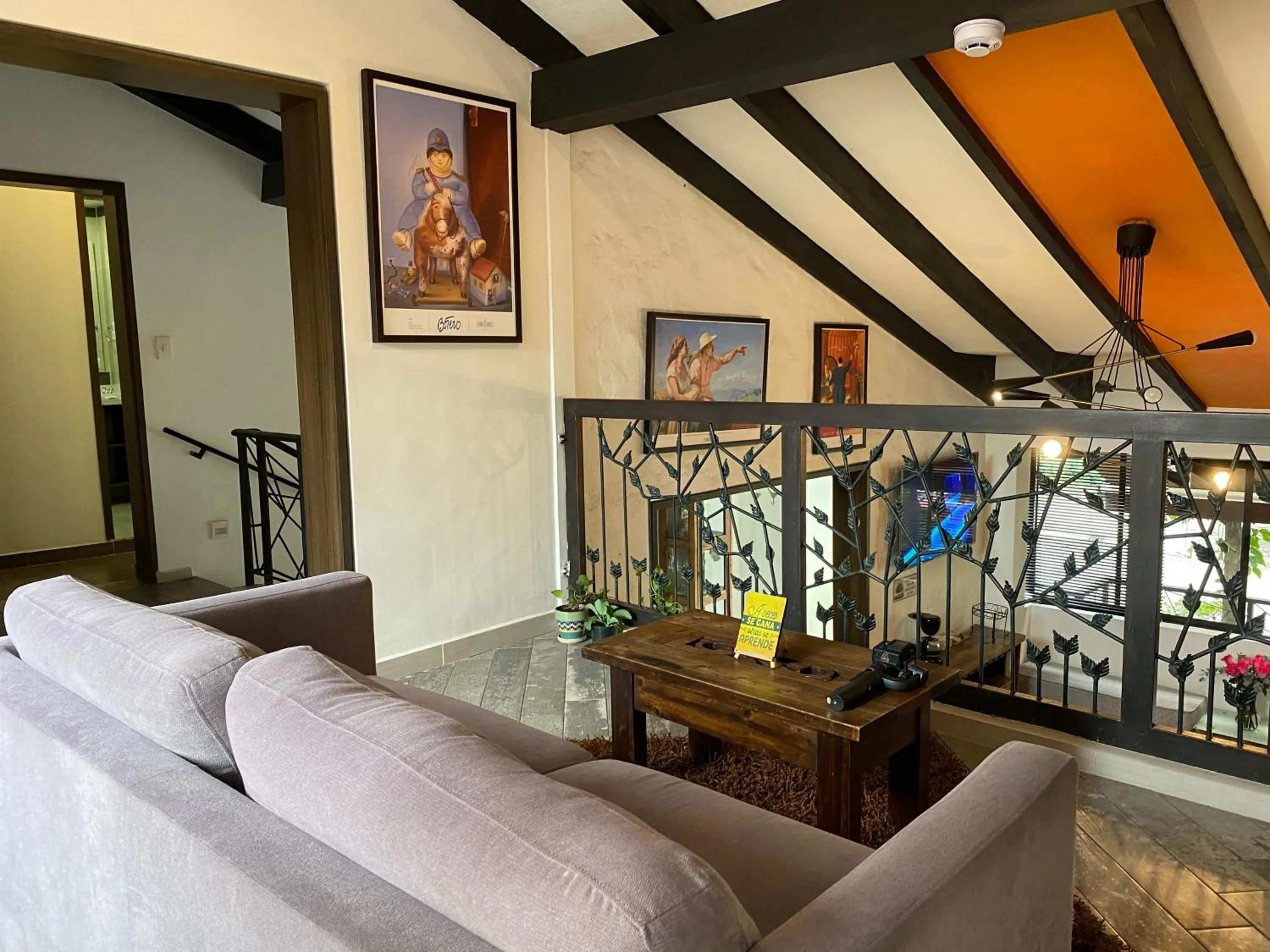 Seating area in Rivière Boutique Hotel