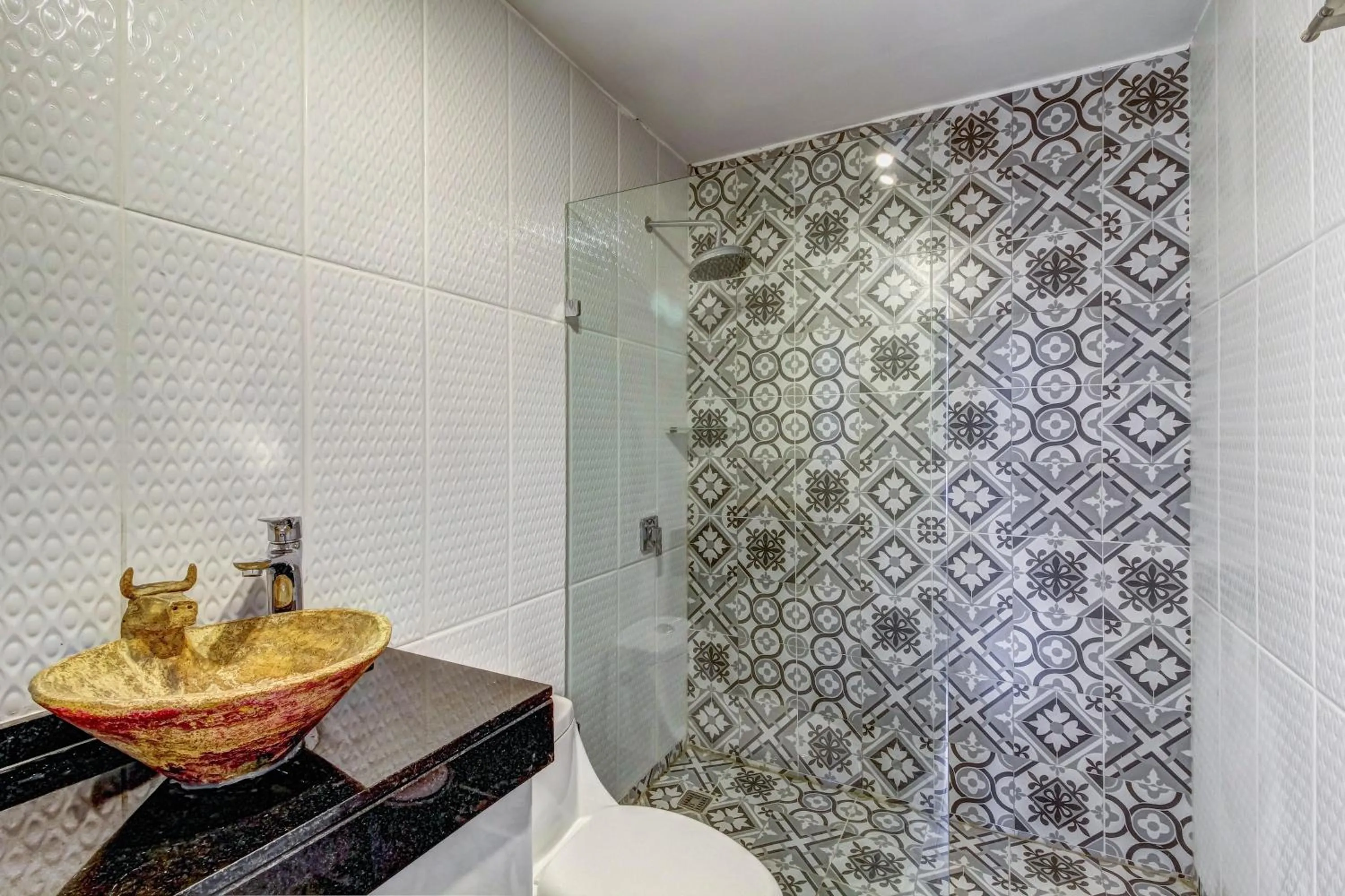 Shower in Casa Puente Hotel Boutique