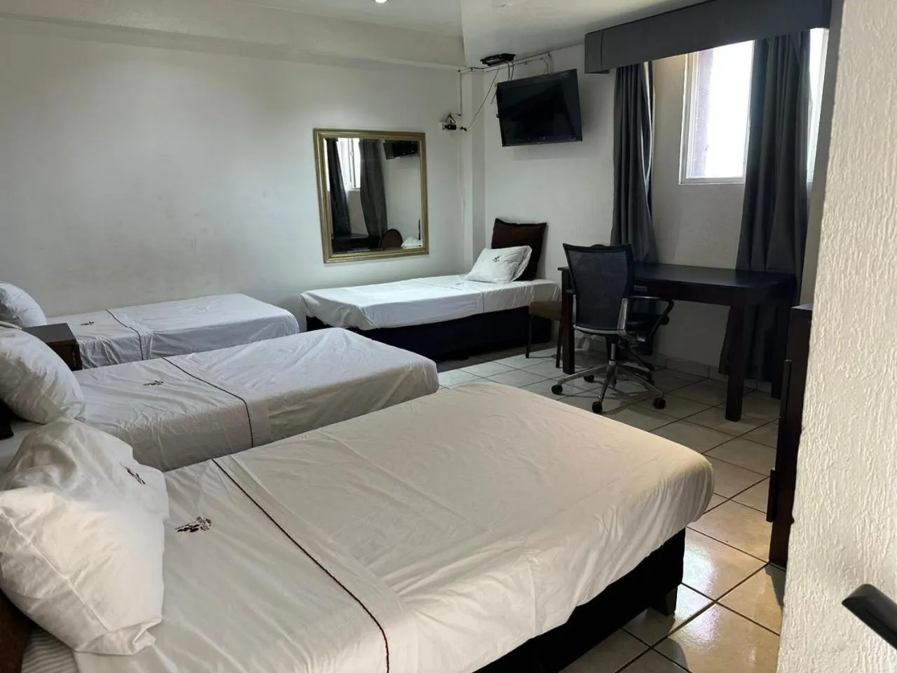 Bed in Hotel Don Quijote