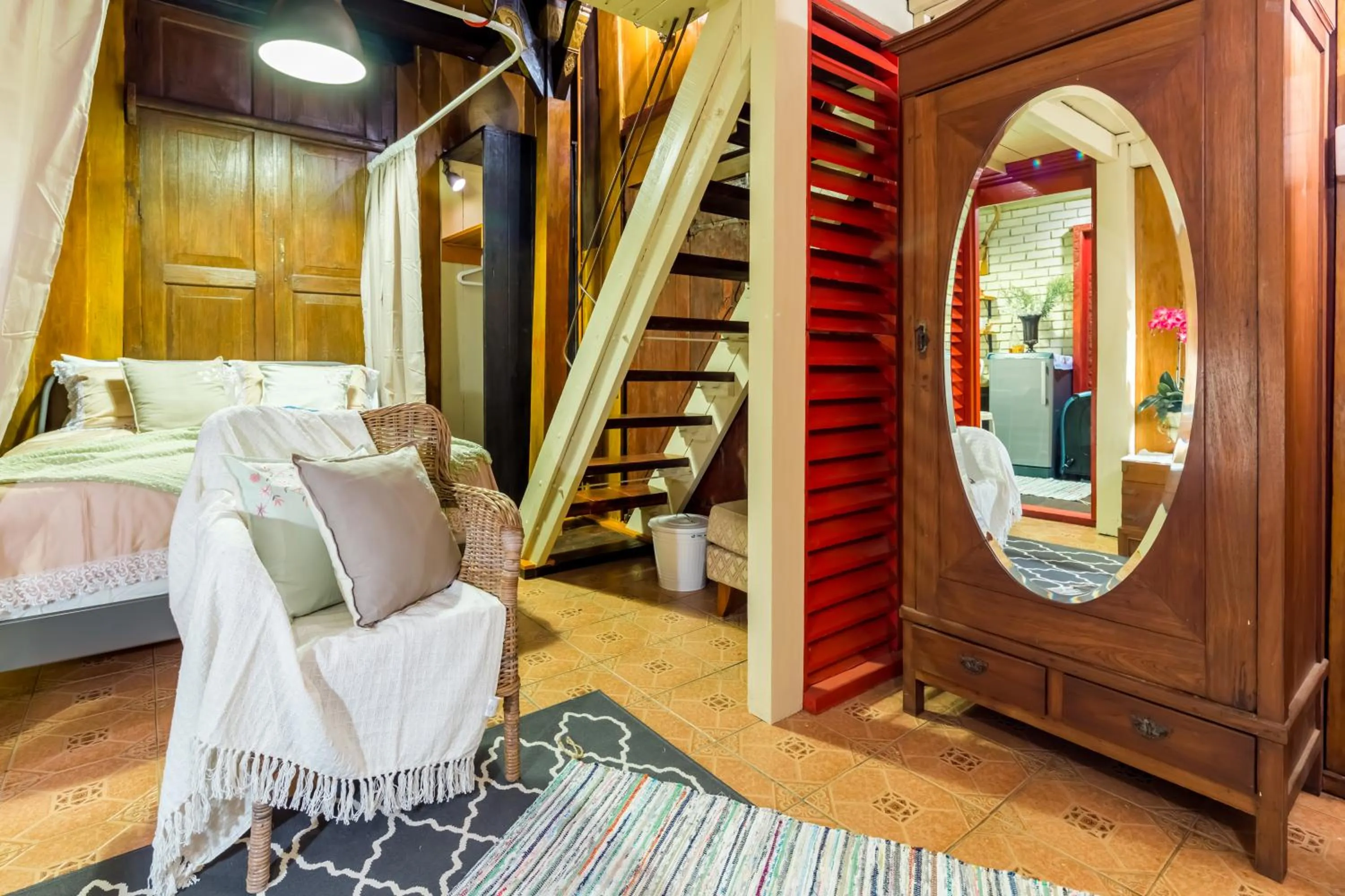 cot, Bed in Classic Malay House in KL City Centre