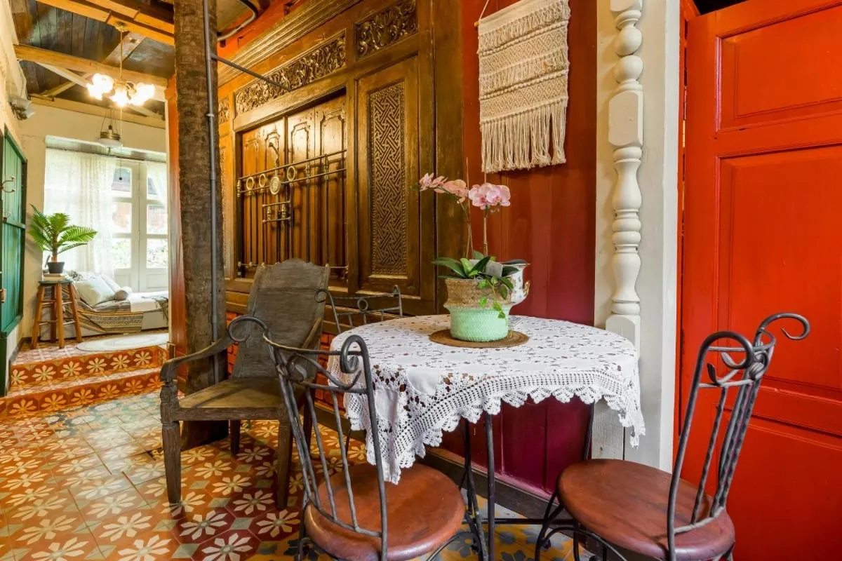 Dining area in Classic Malay House in KL City Centre