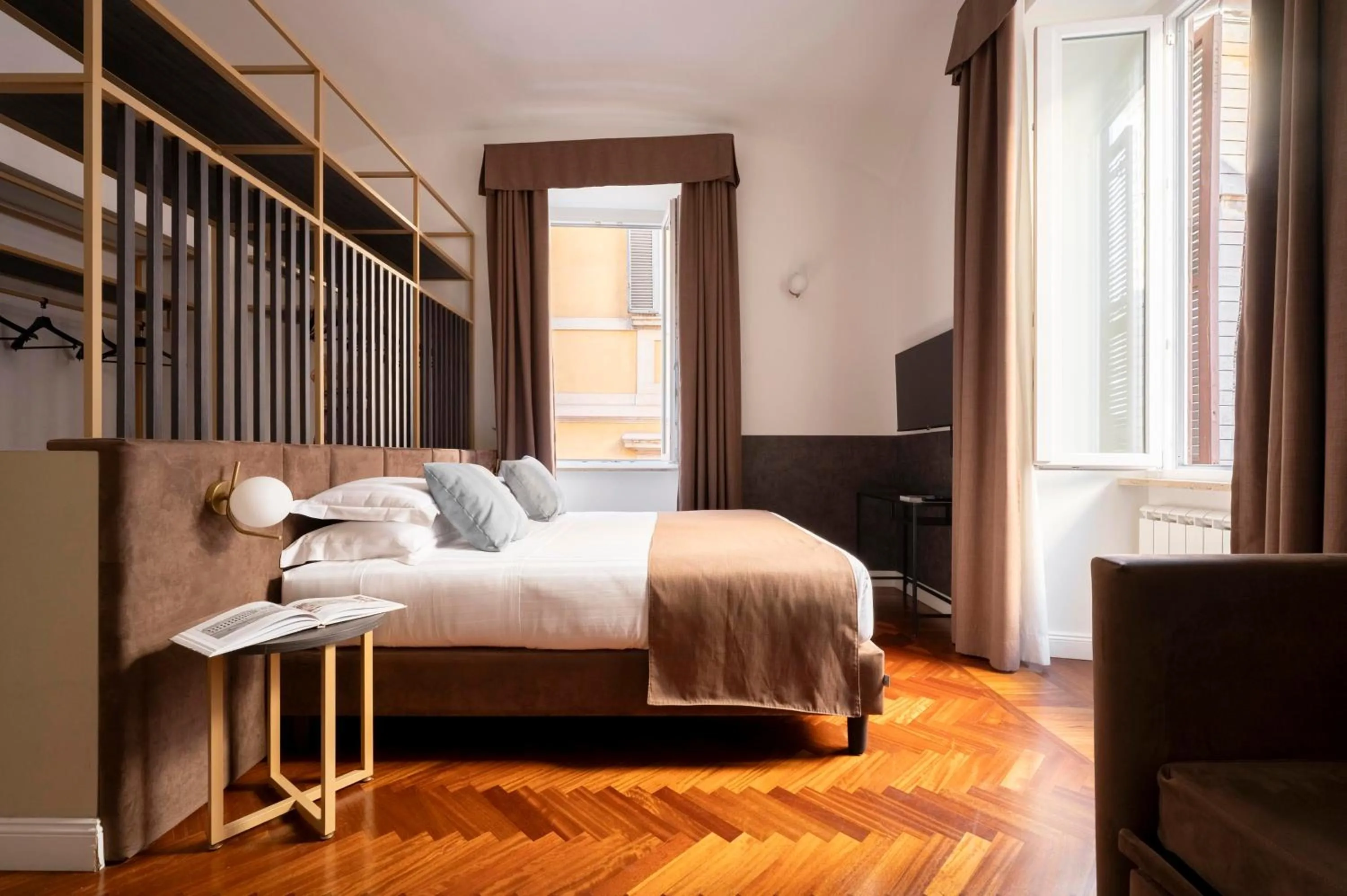 Bed in Vittoriano Suite