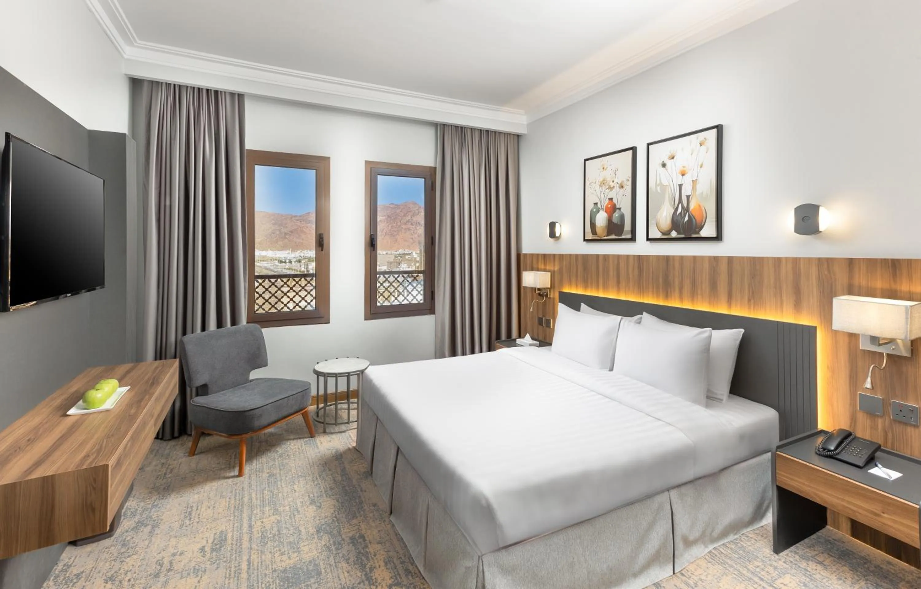 Bed in Ewan Dar Alhejra Hotel