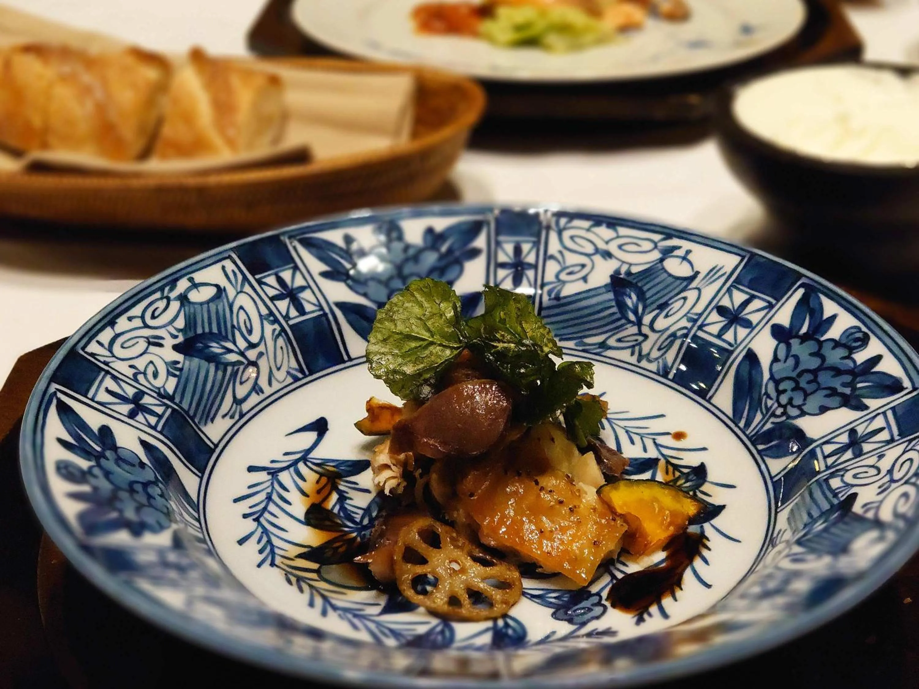 Dinner in Yufuin Onsen Auberge Kunugiya