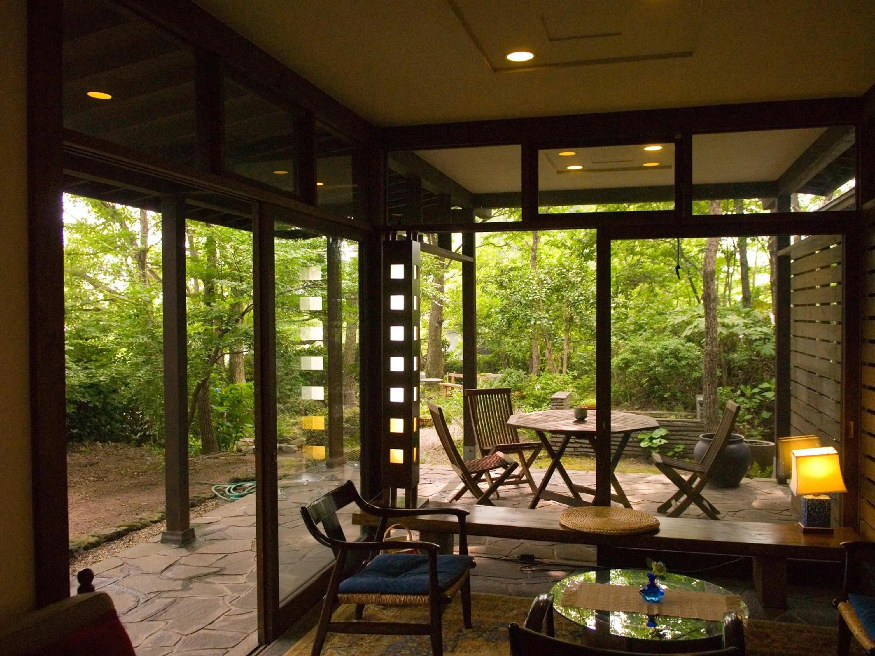 Lobby or reception in Yufuin Onsen Auberge Kunugiya