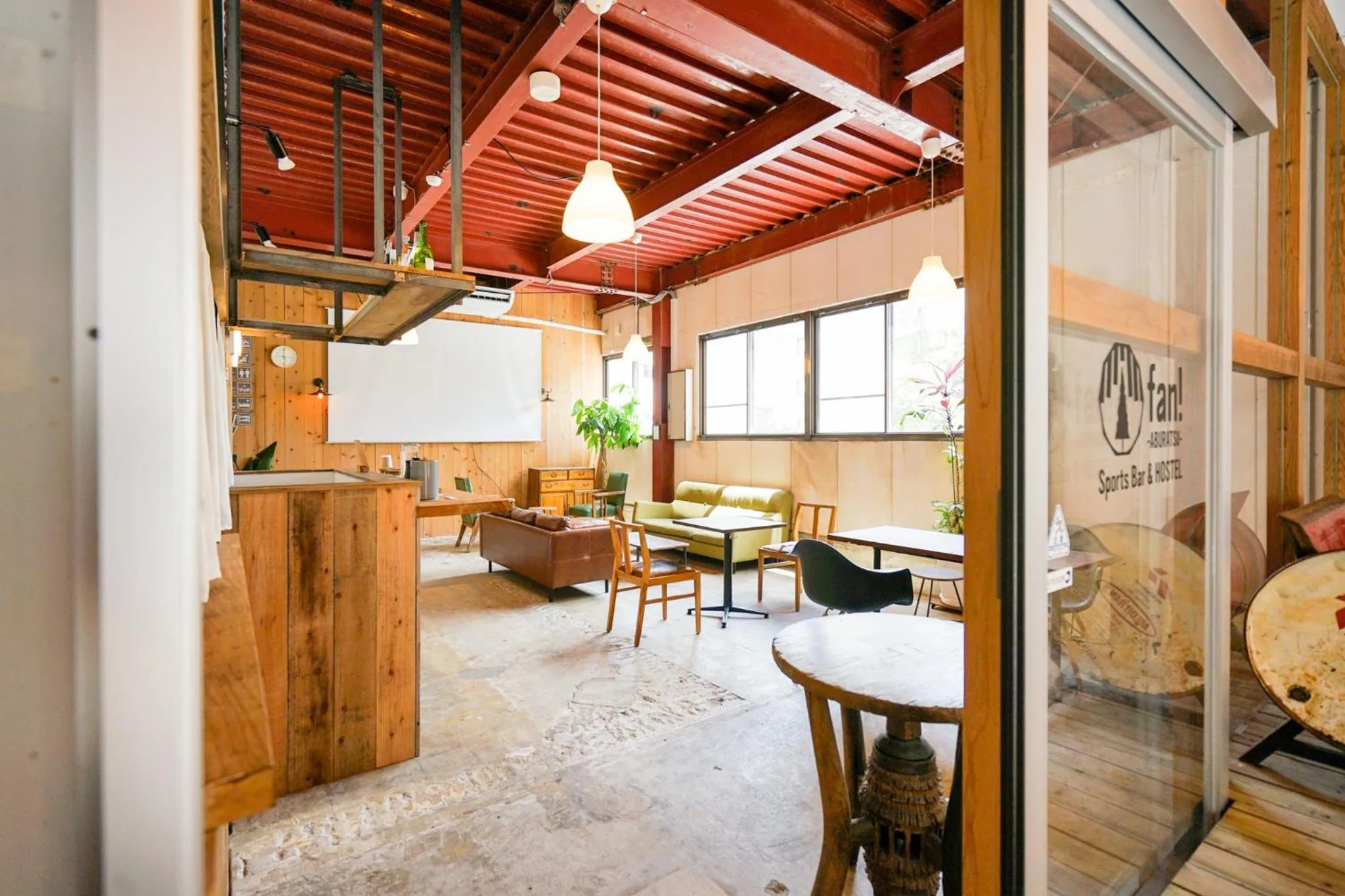 Lobby or reception in fan! ABURATSU