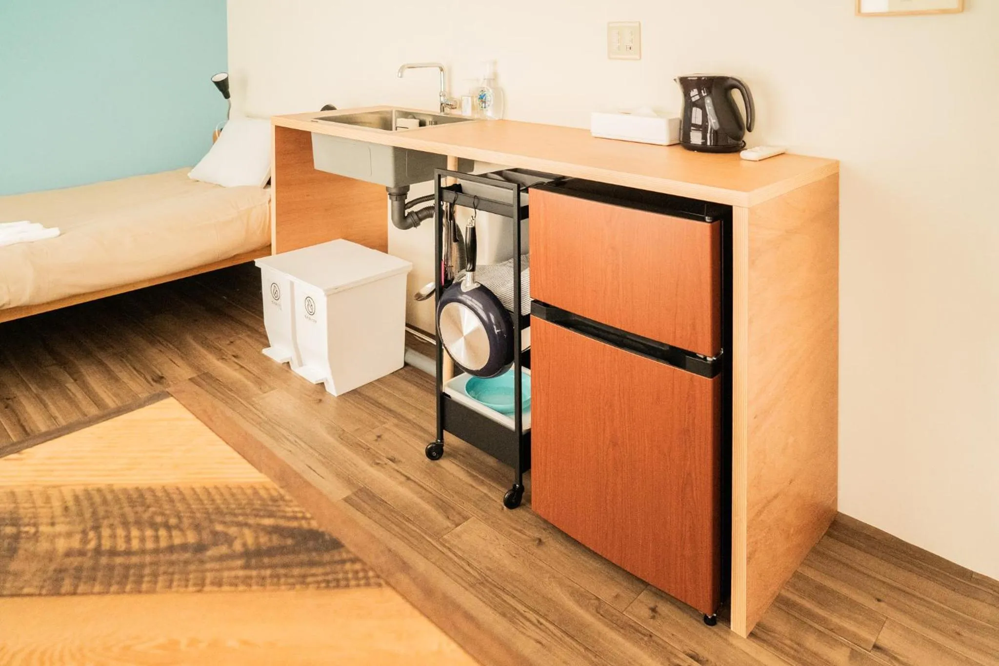 Coffee/tea facilities, Bed in fan! ABURATSU