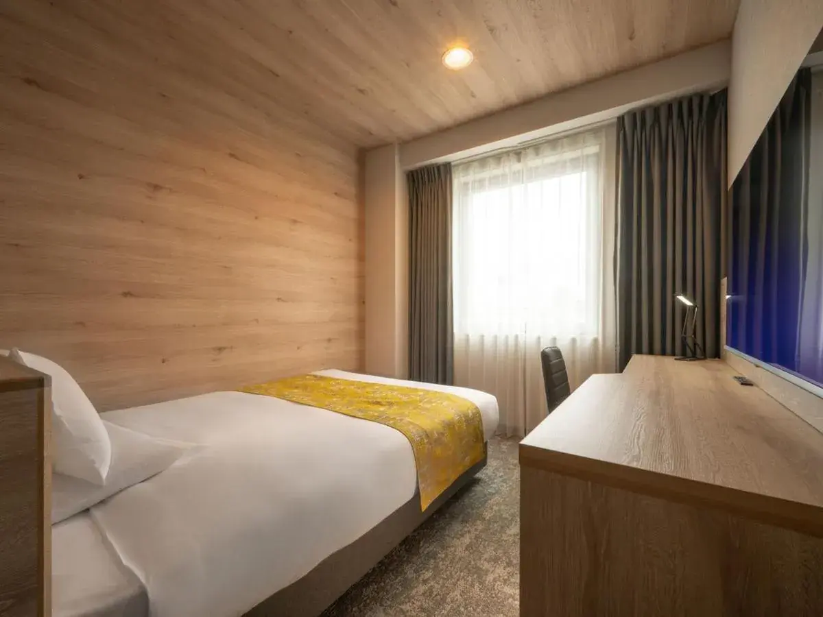 Bed in JR-East Hotel Mets Fukushima Bed in JR-East Hotel Mets Fukushima