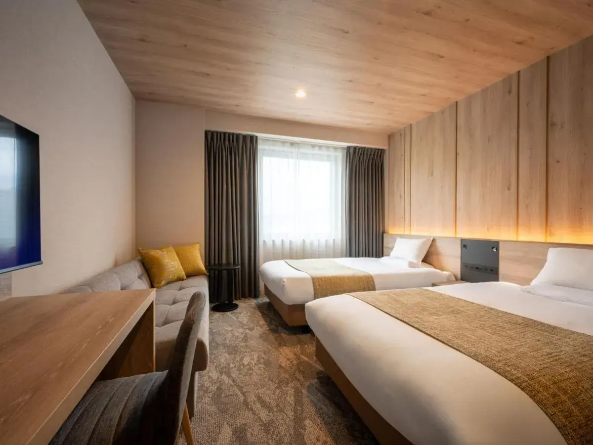 Bed in JR-East Hotel Mets Fukushima Bed in JR-East Hotel Mets Fukushima