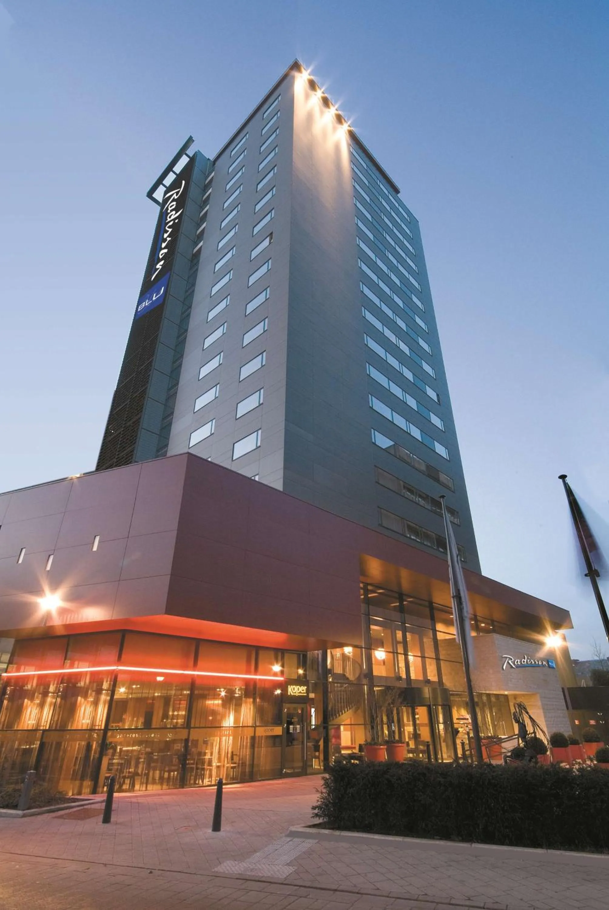 Property building in Radisson Blu Hotel, Hasselt