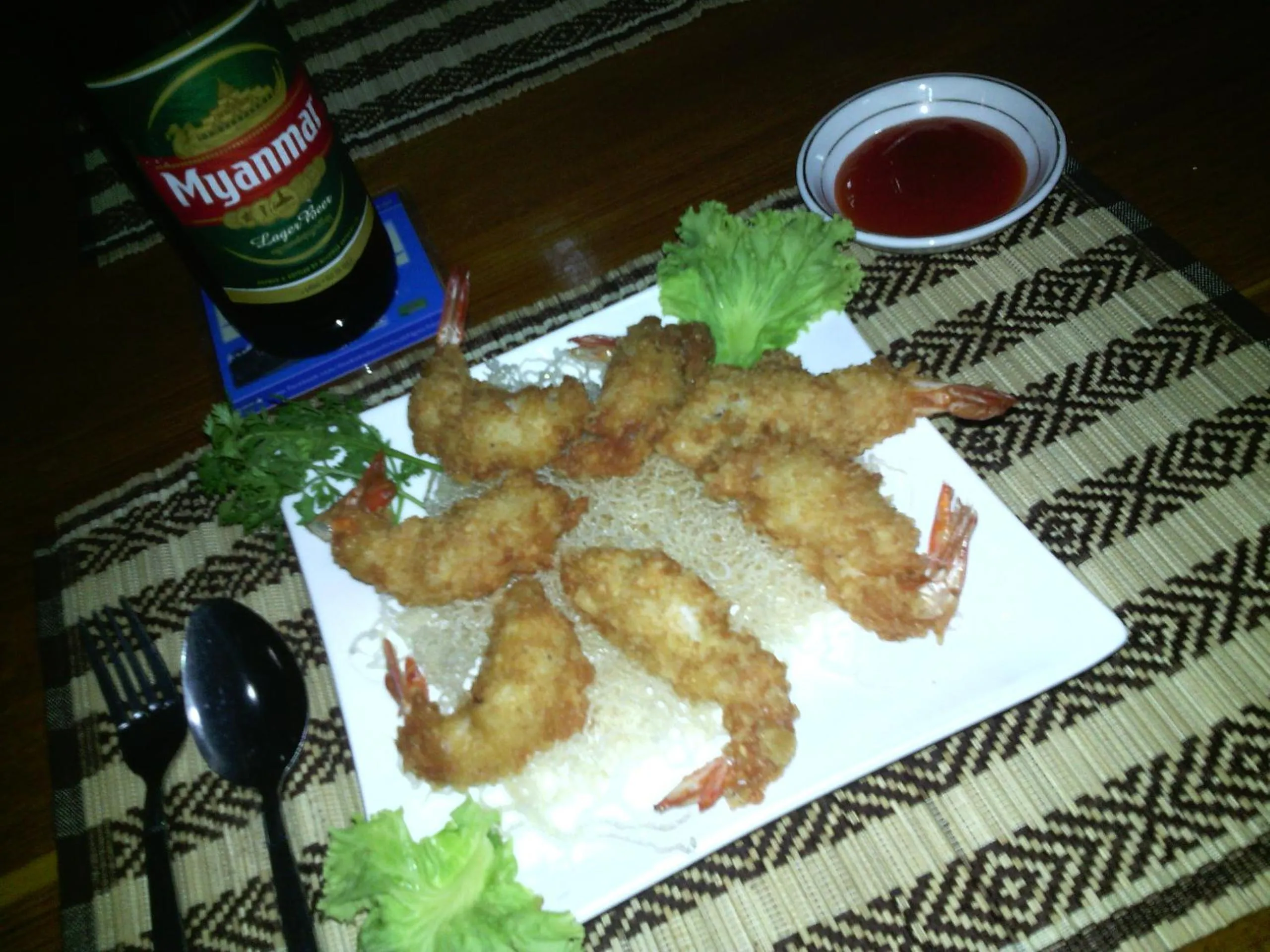 Dinner in Soe Ko Ko Beach House & Restaurant