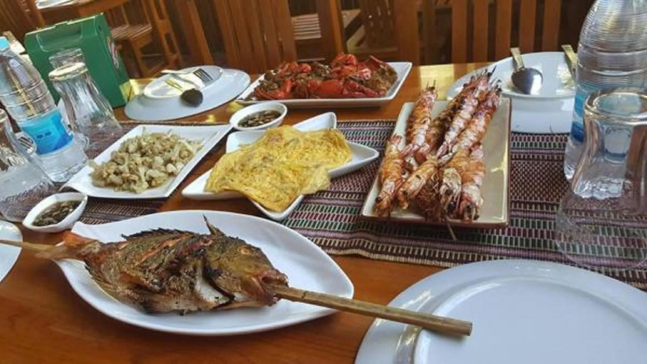 Lunch in Soe Ko Ko Beach House & Restaurant