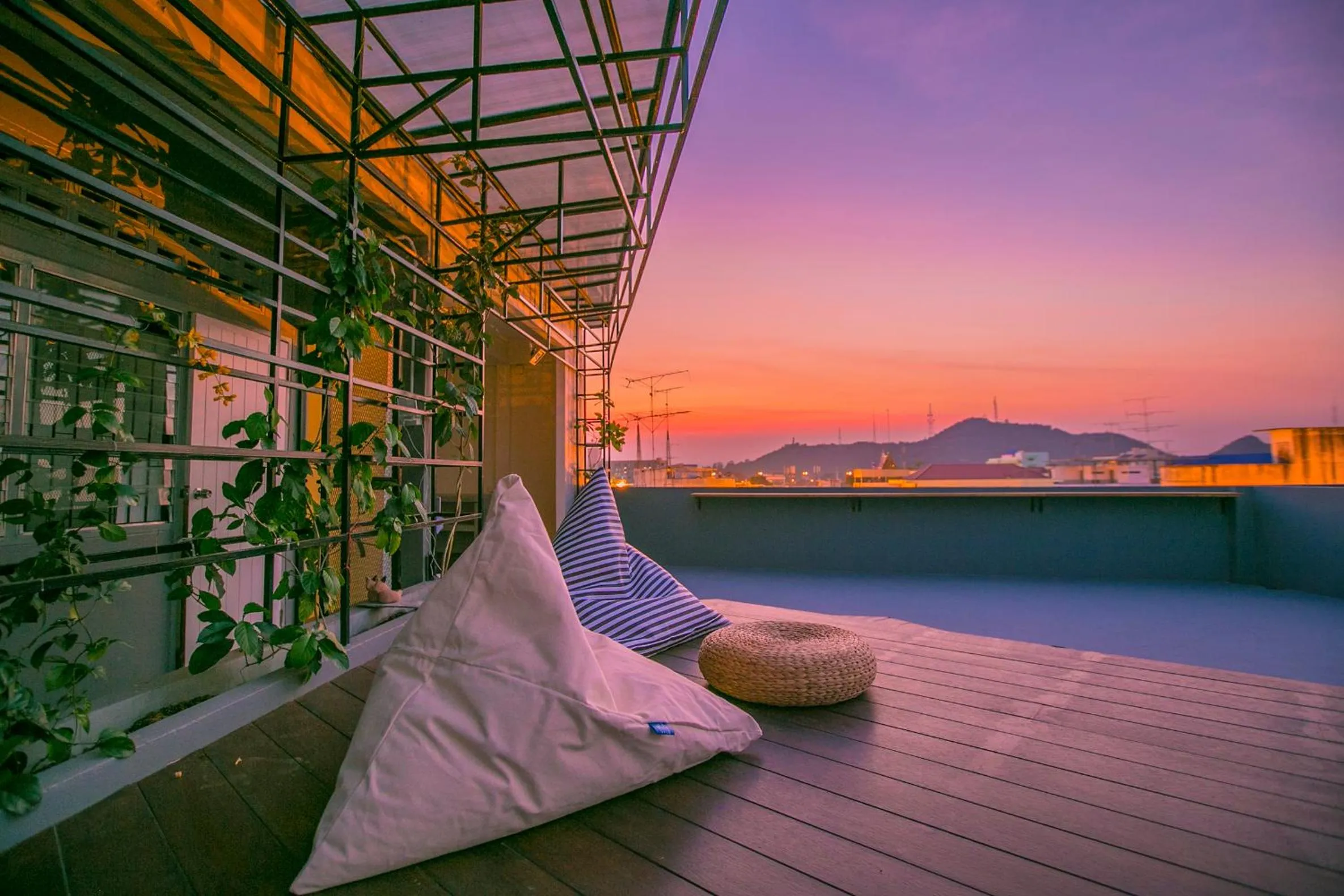 Balcony/Terrace in Chedi View Hostel