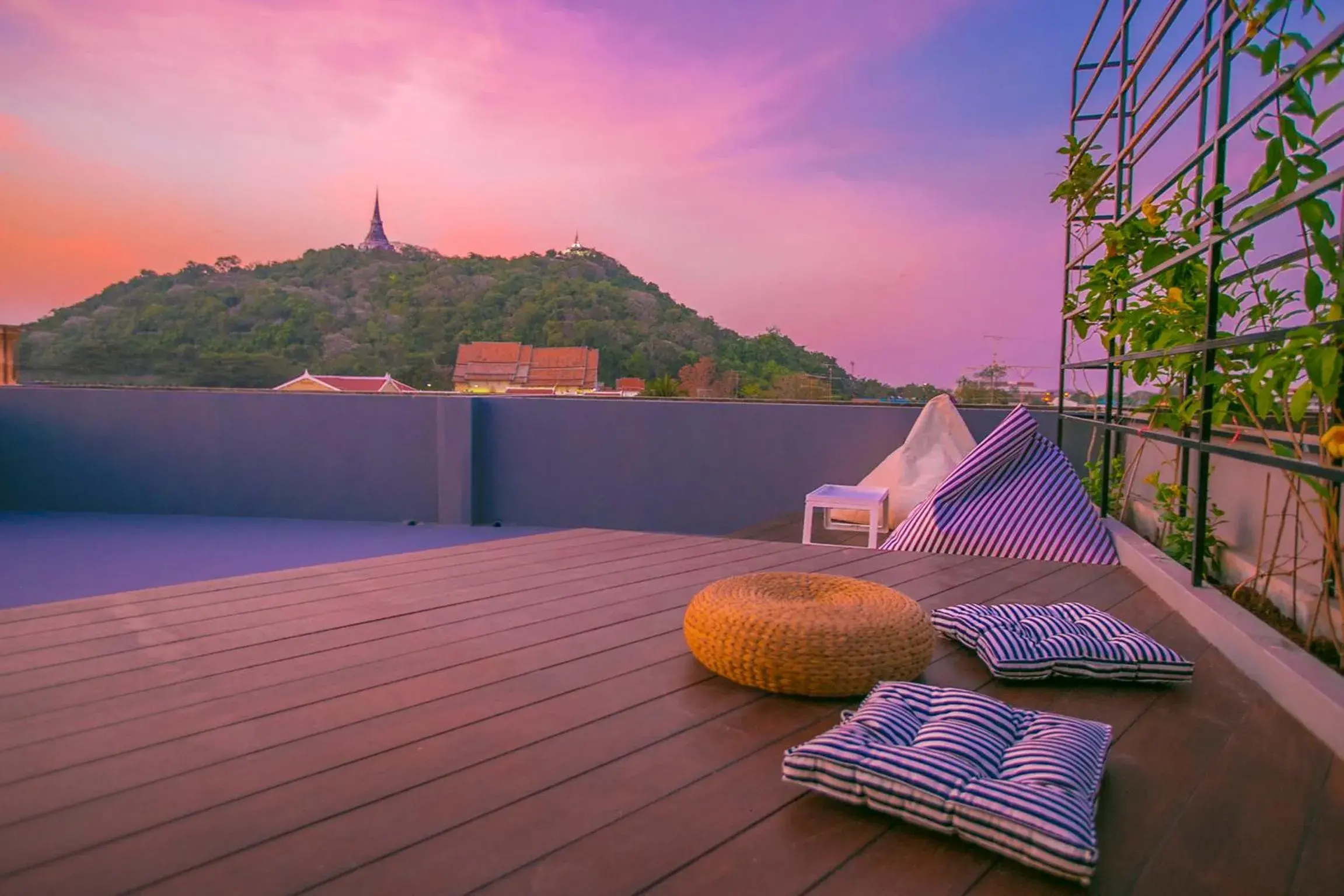 Balcony/Terrace in Chedi View Hostel Balcony/Terrace in Chedi View Hostel