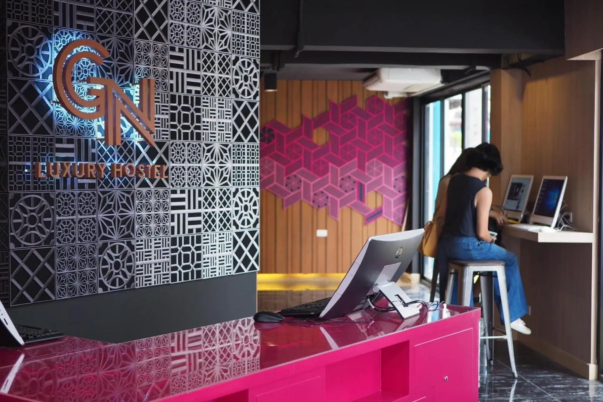 Property building in GN Luxury Hostel Property building in GN Luxury Hostel