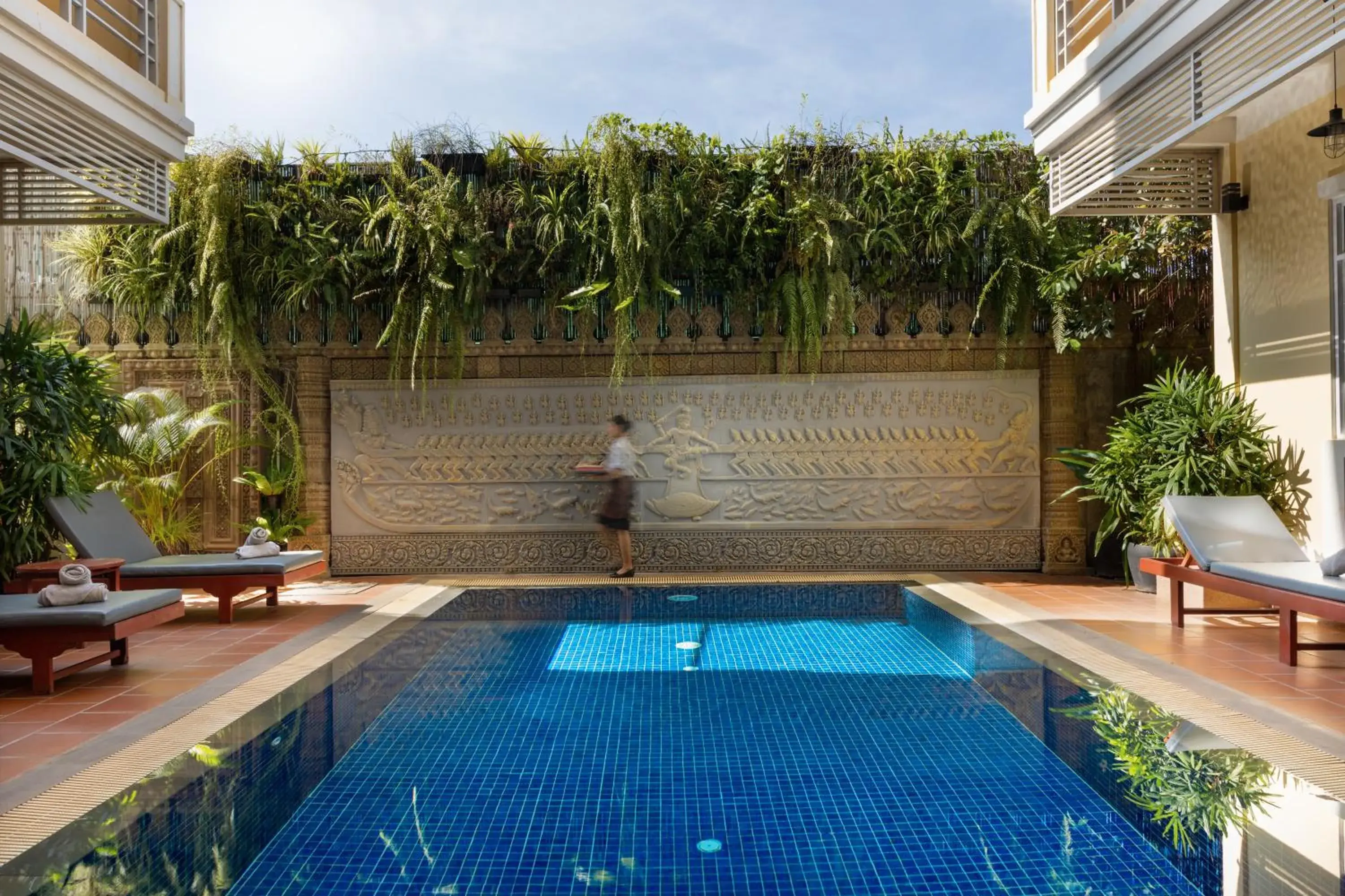 Swimming pool in Grand Bayon Siem Reap Hotel Swimming pool in Grand Bayon Siem Reap Hotel