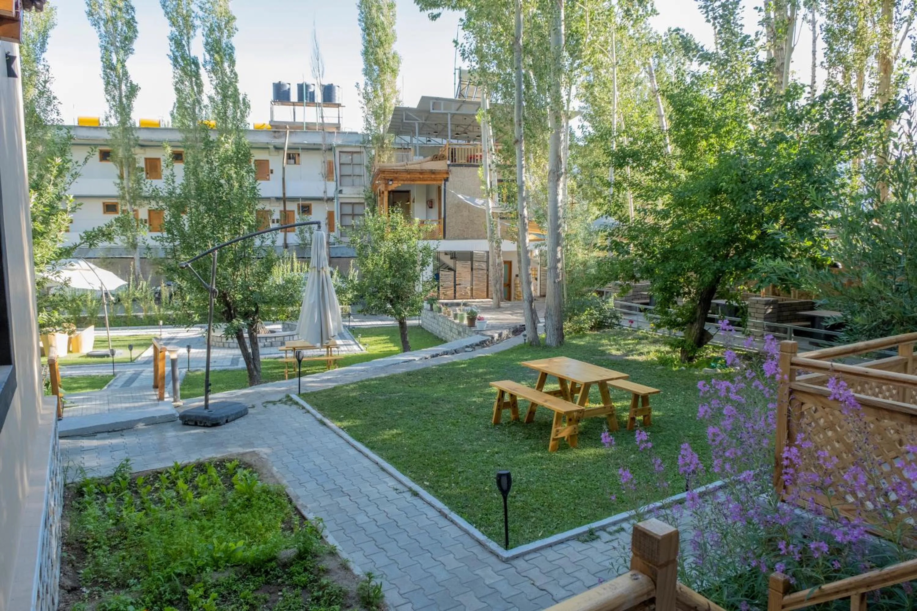 Garden in The Silk Route Ladakh