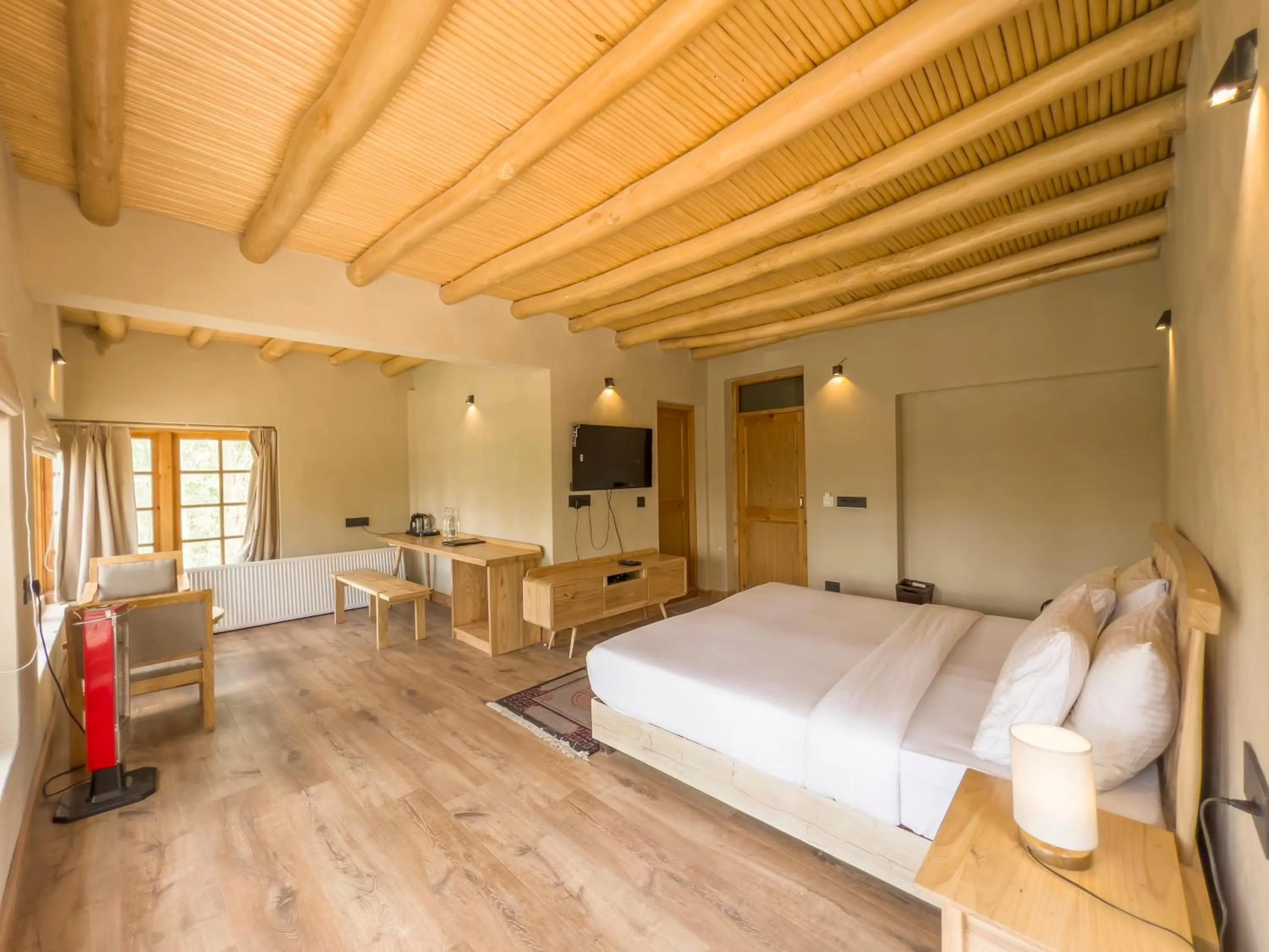 Bed in The Silk Route Ladakh