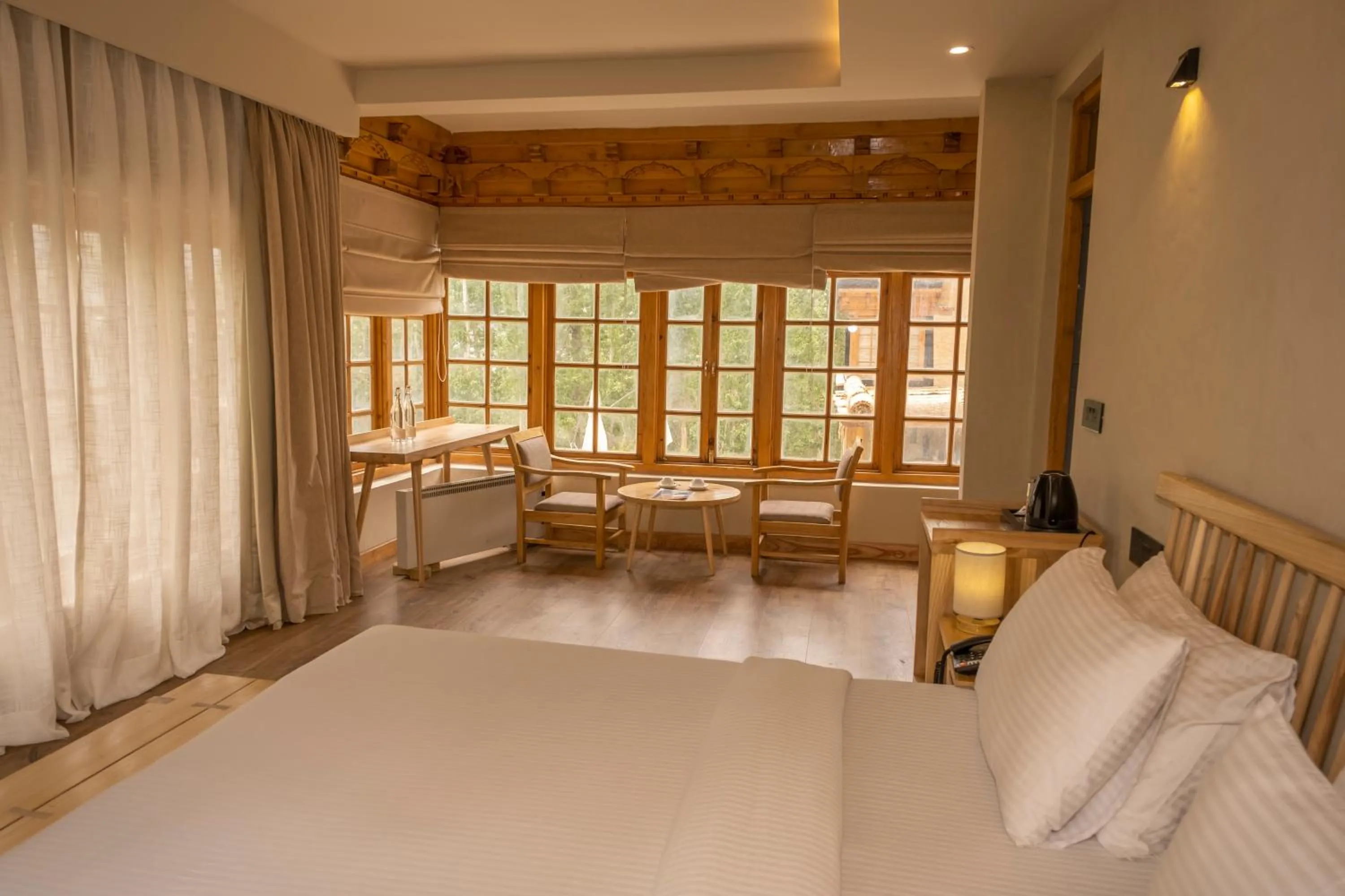 Bed in The Silk Route Ladakh