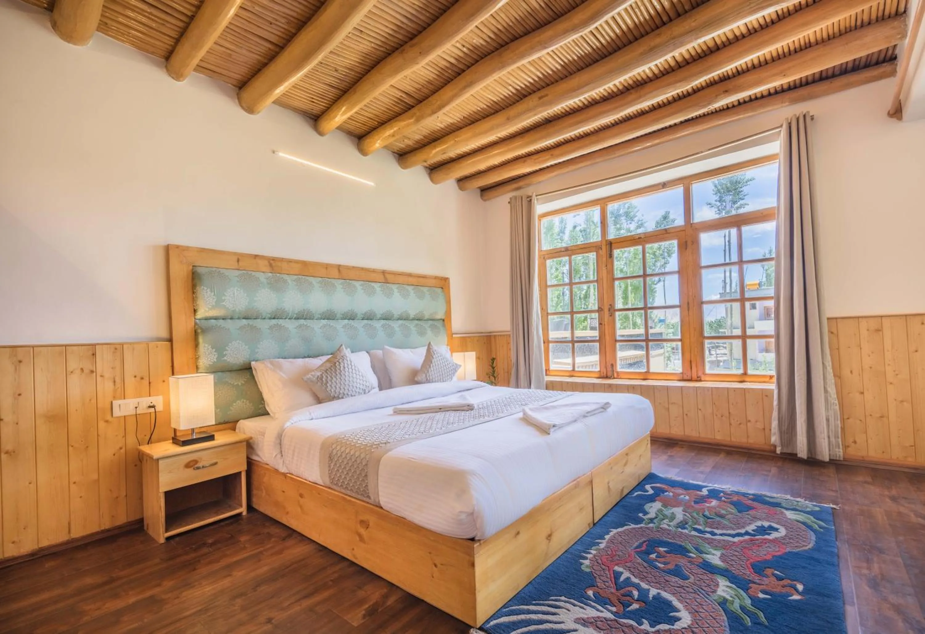 Bed in The Silk Route Ladakh