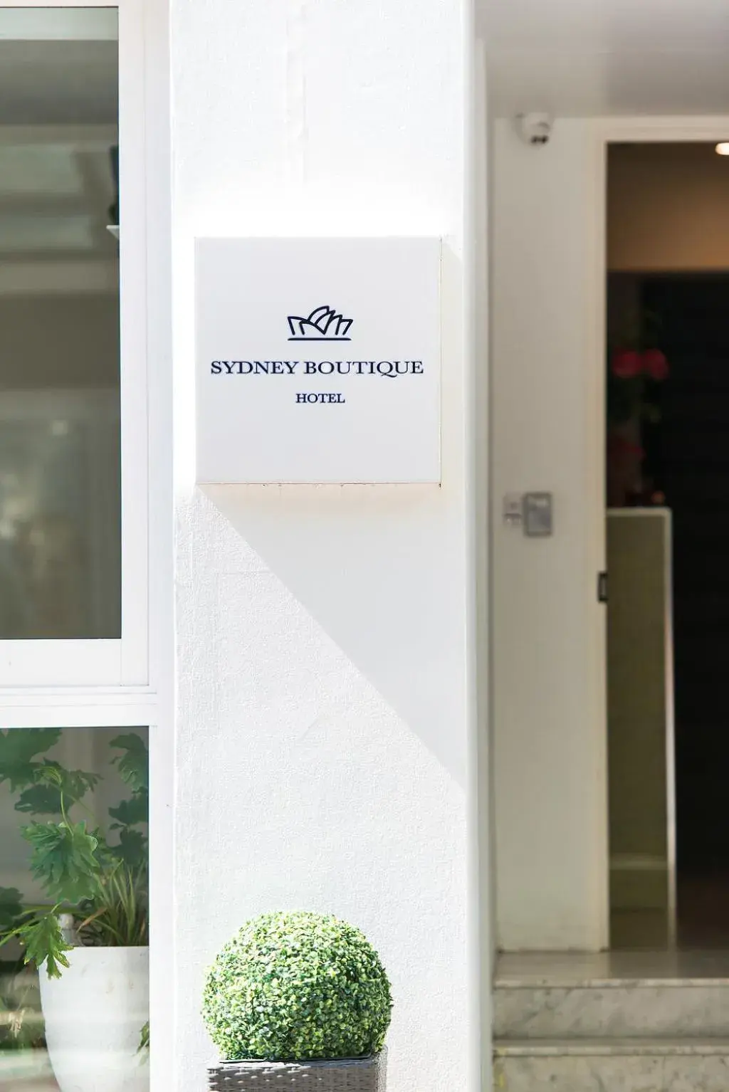 Facade/entrance in Sydney Boutique Hotel Facade/entrance in Sydney Boutique Hotel