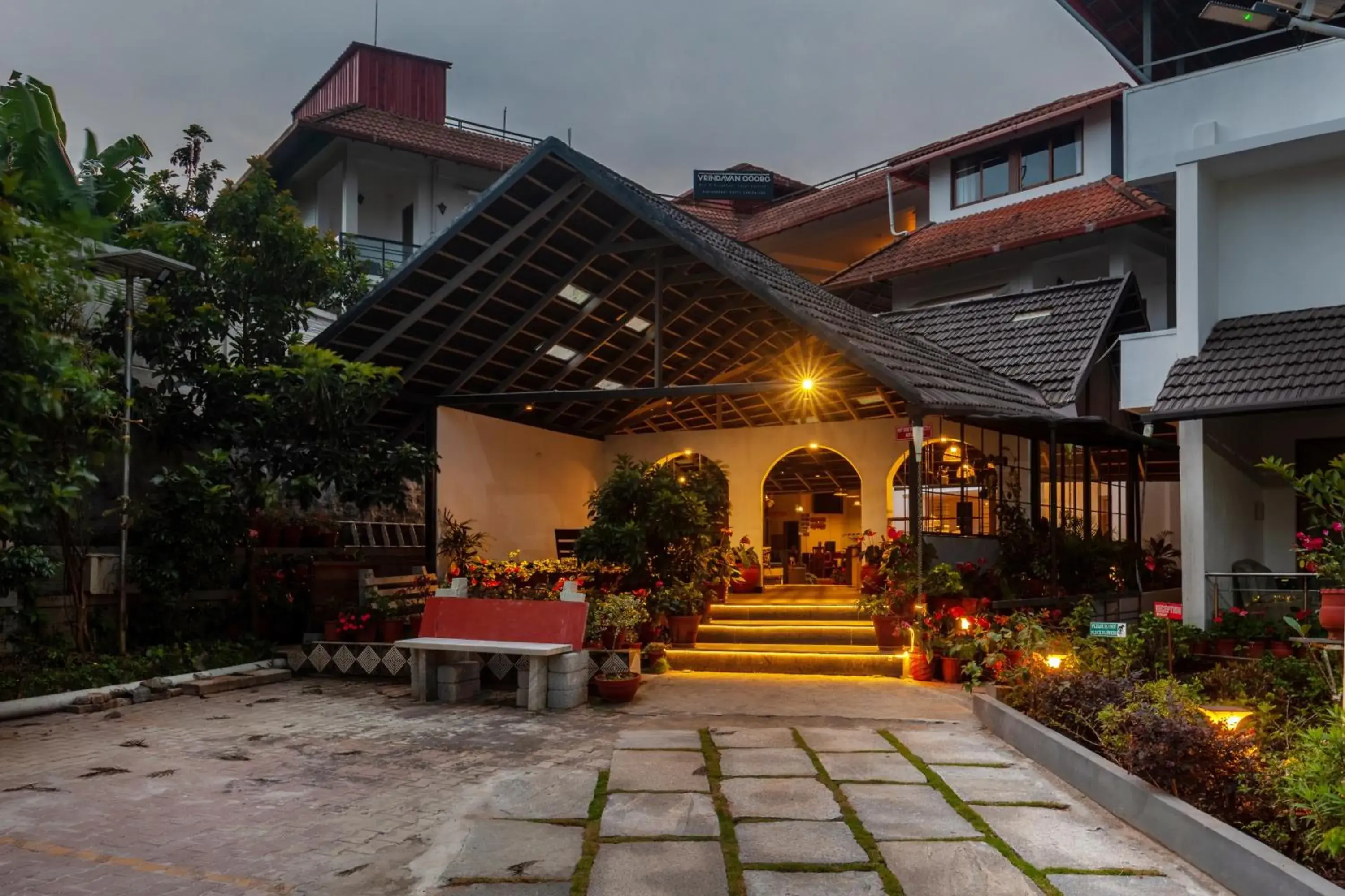 Facade/entrance in Treebo Vrindavan, 3 Km From Madikeri Fort Facade/entrance in Treebo Vrindavan, 3 Km From Madikeri Fort
