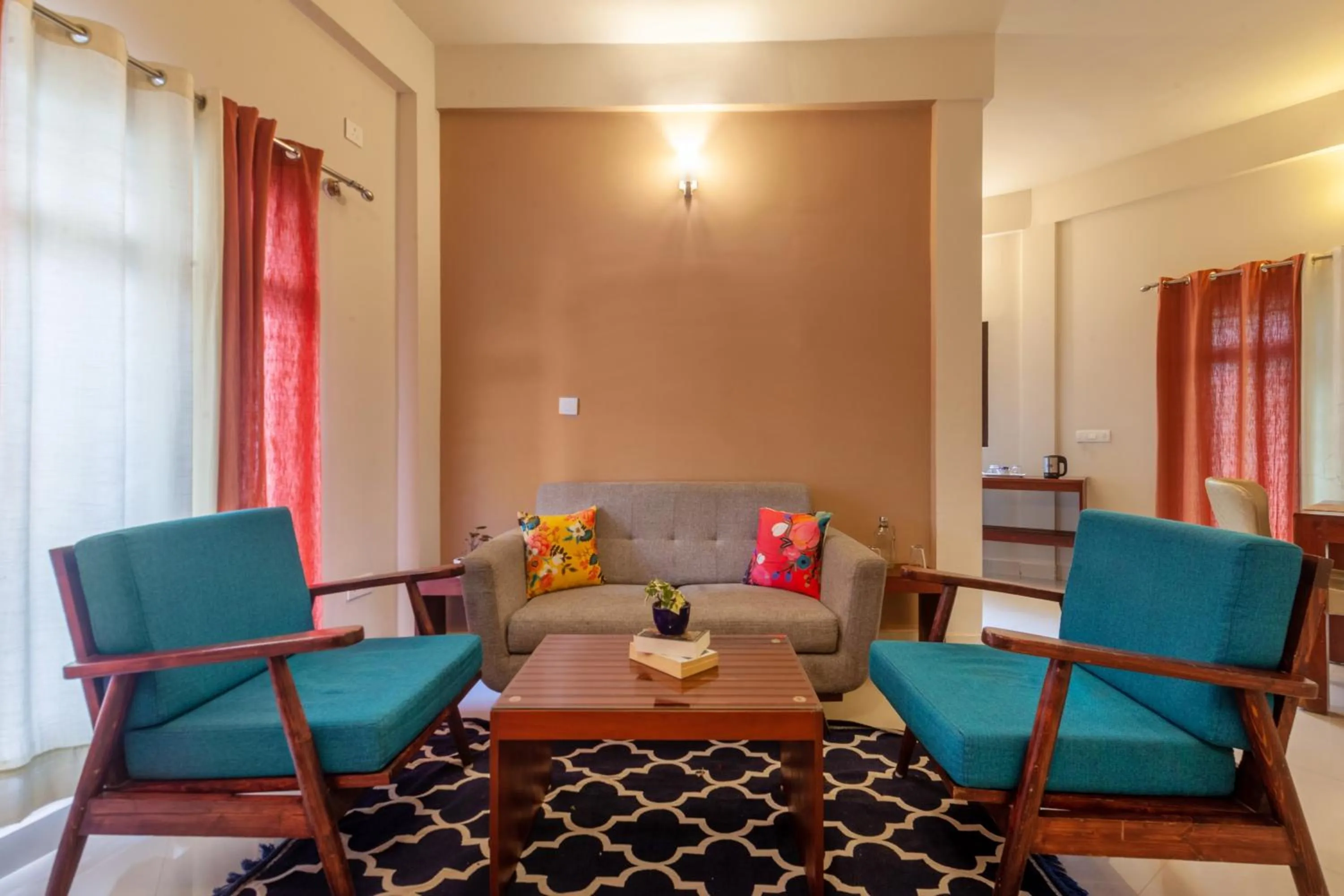 Seating area in Treebo Vrindavan, 3 Km From Madikeri Fort