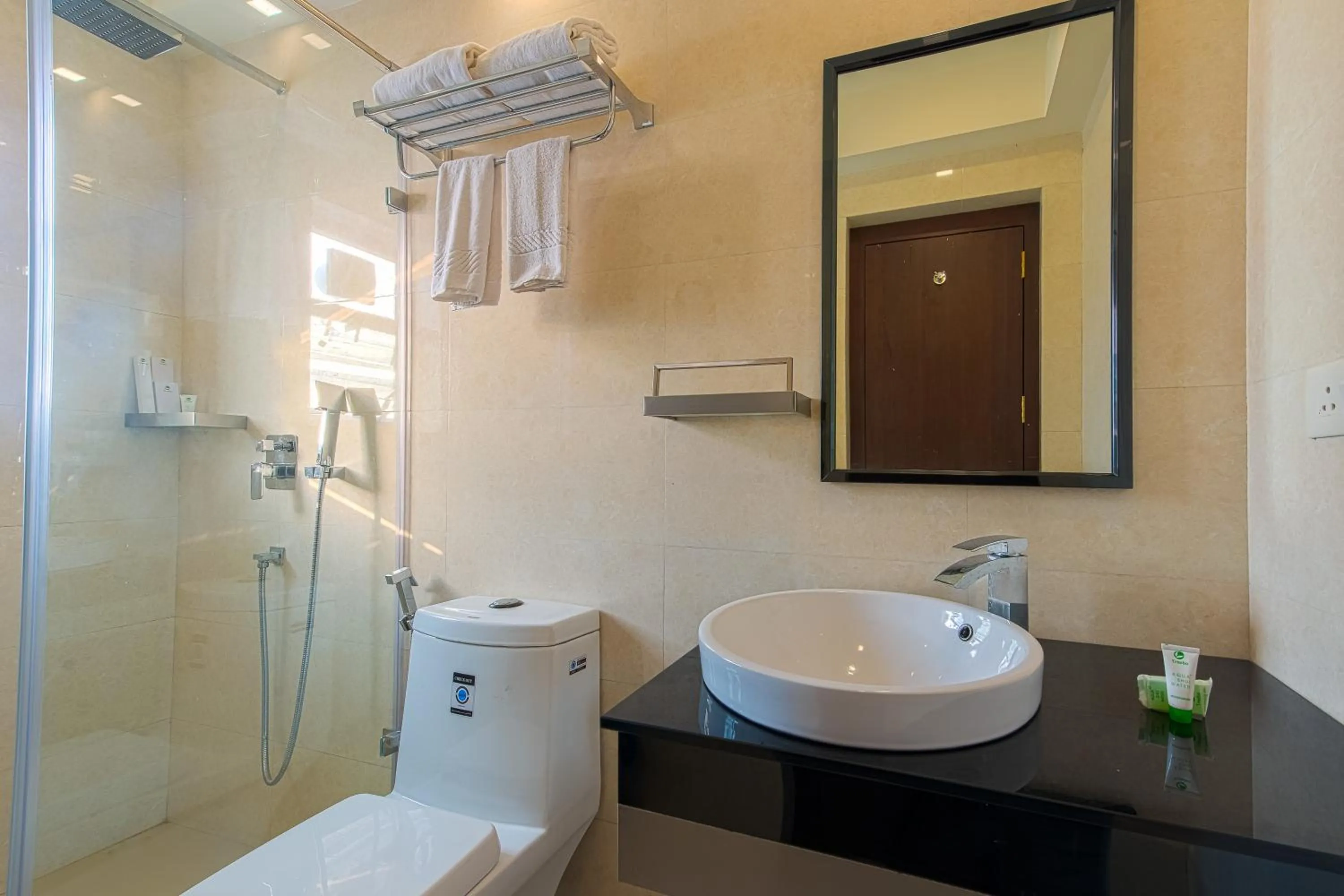 Bathroom in Treebo Vedanta, Metropolitan