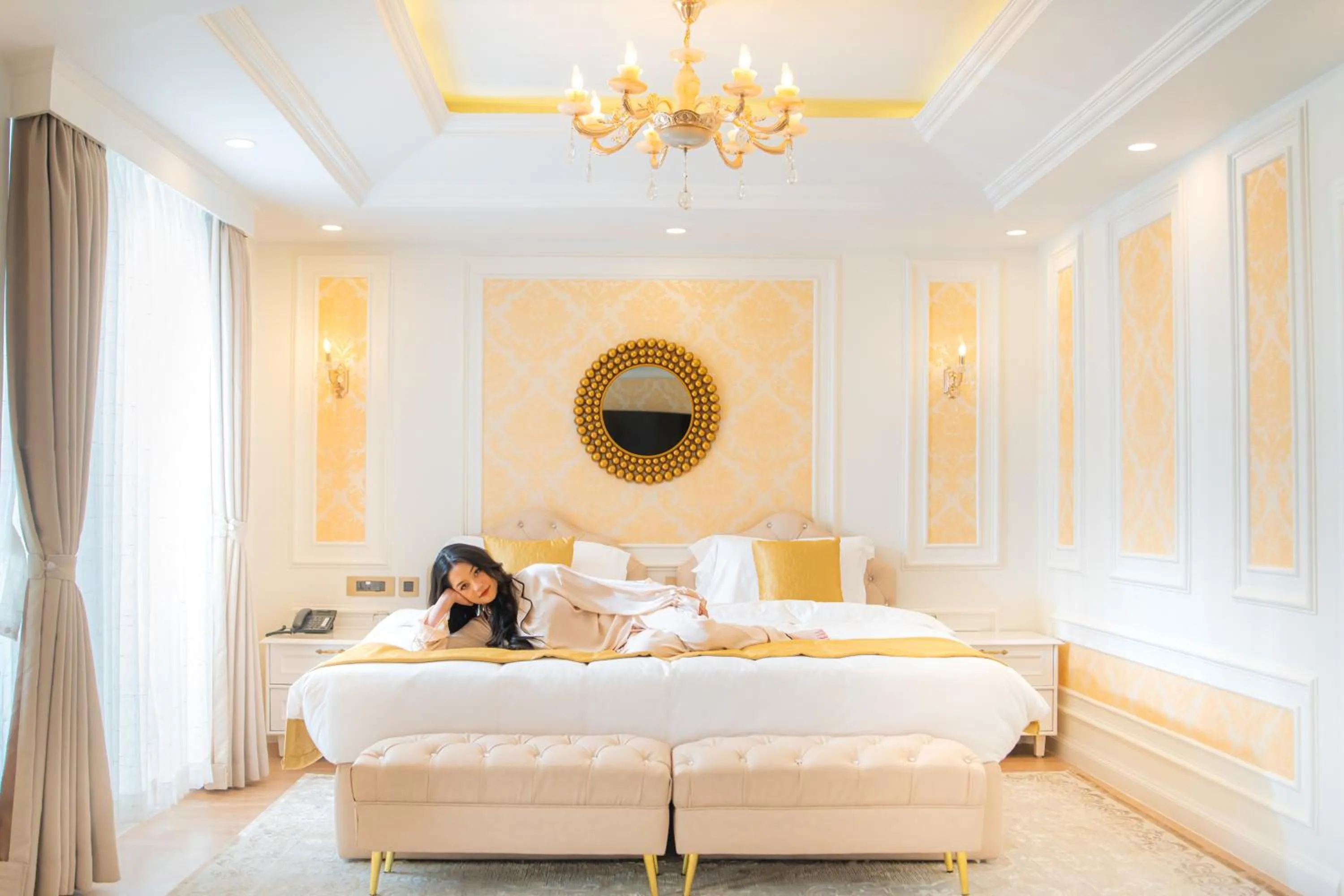 Bedroom in Le Glamour Resort & Wellness Spa