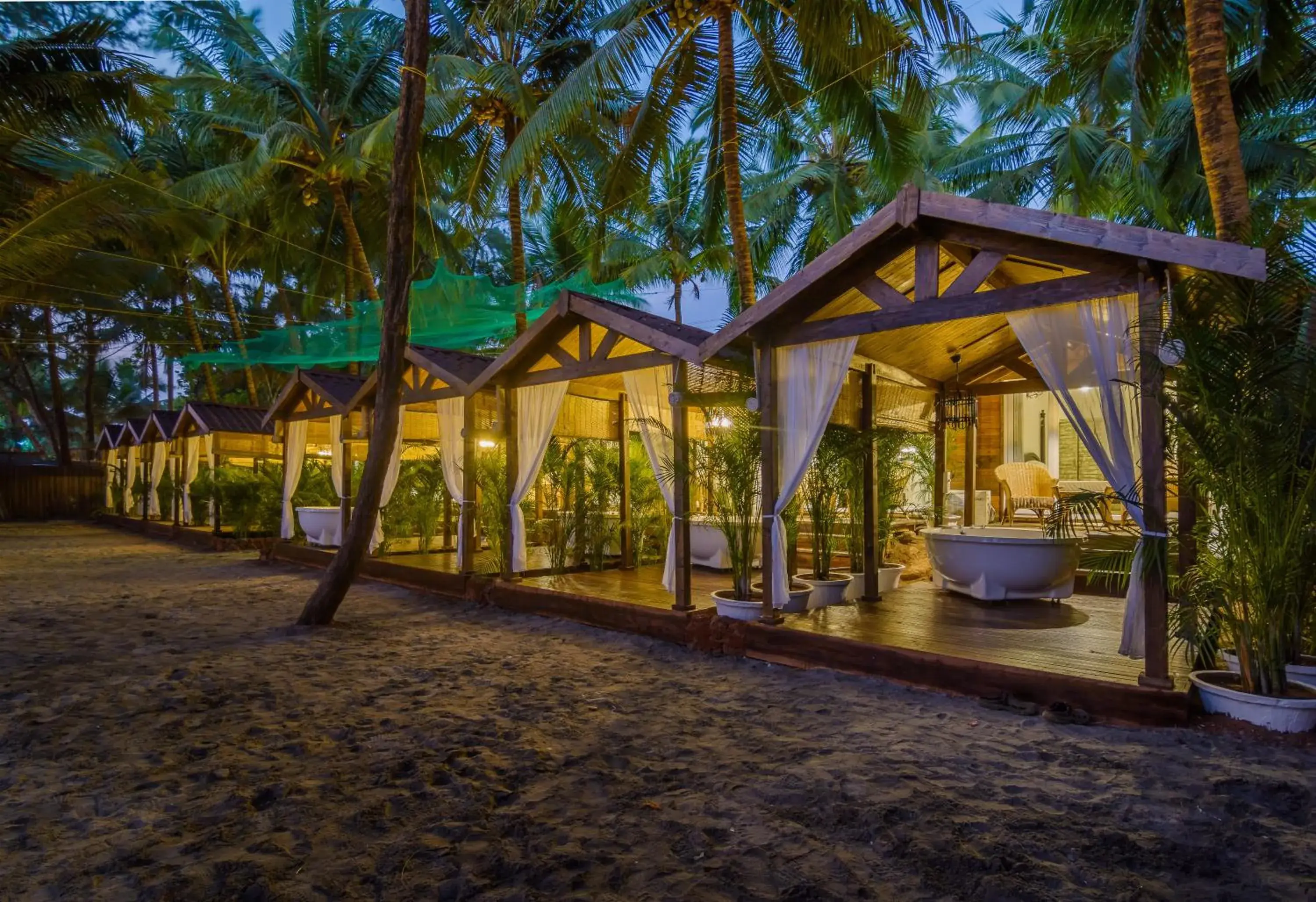 Facade/entrance in LaRiSa By The Beach, Morjim Facade/entrance in LaRiSa By The Beach, Morjim