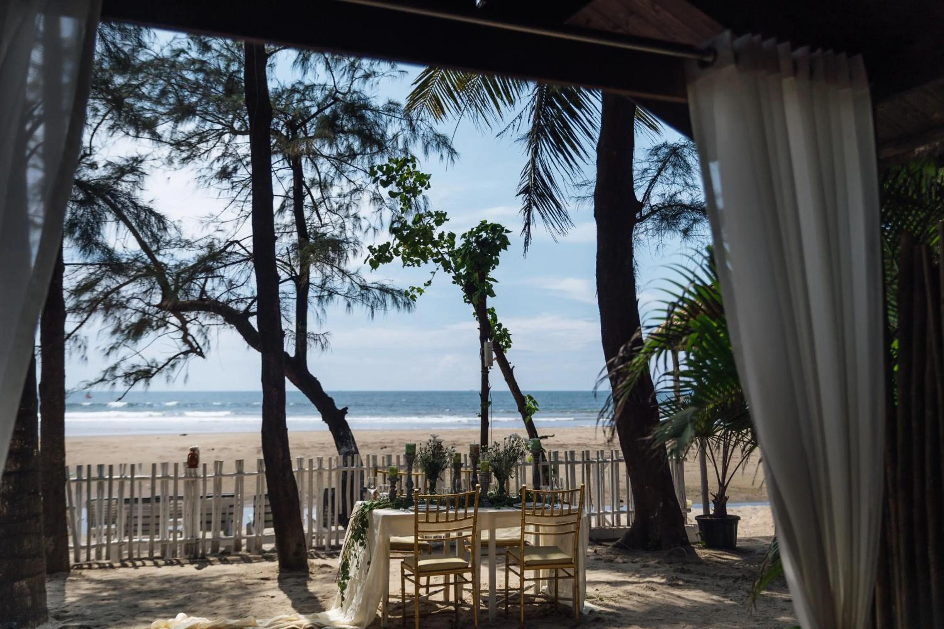 Beach in LaRiSa Resort, Morjim