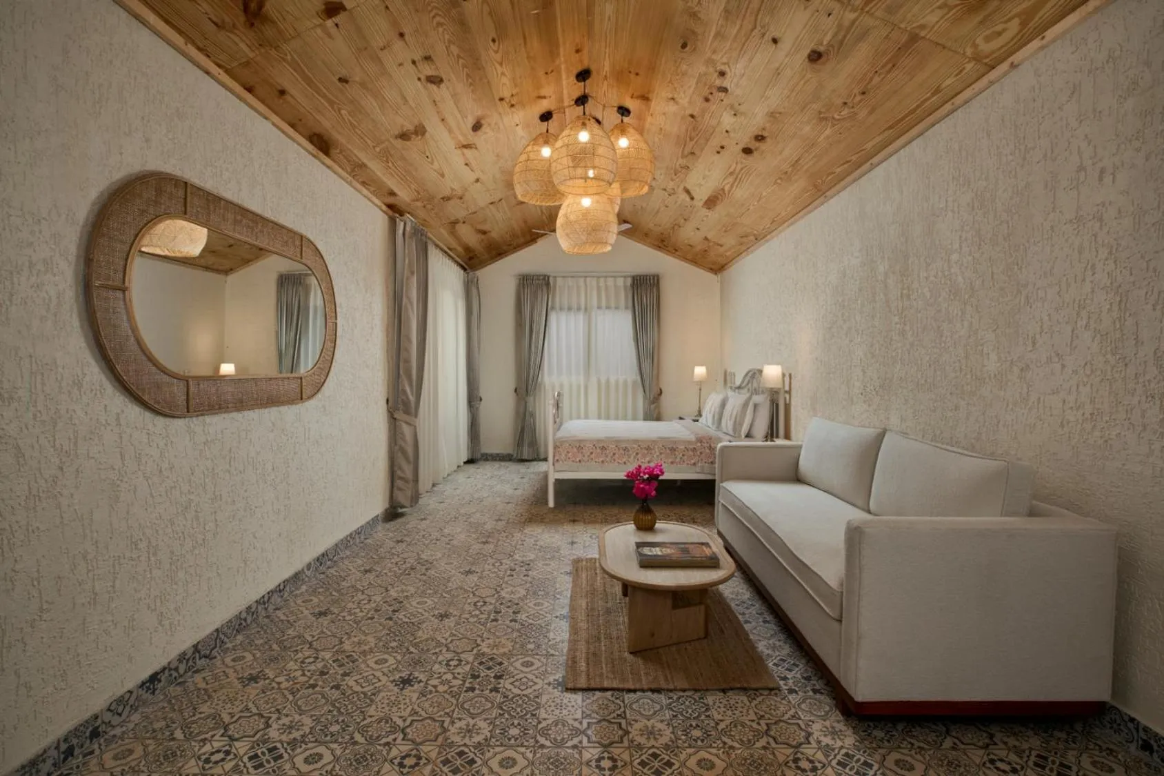 Bedroom in LaRiSa Resort, Morjim