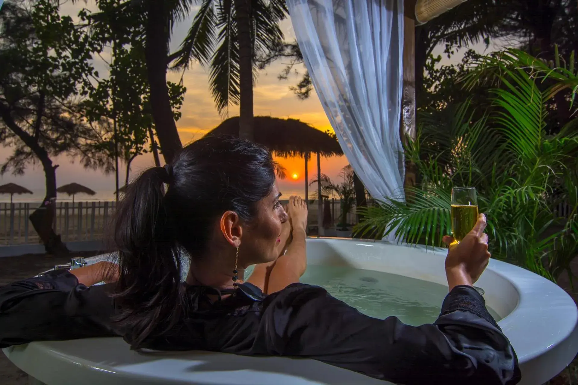 View (from property/room) in LaRiSa Resort, Morjim View (from property/room) in LaRiSa Resort, Morjim