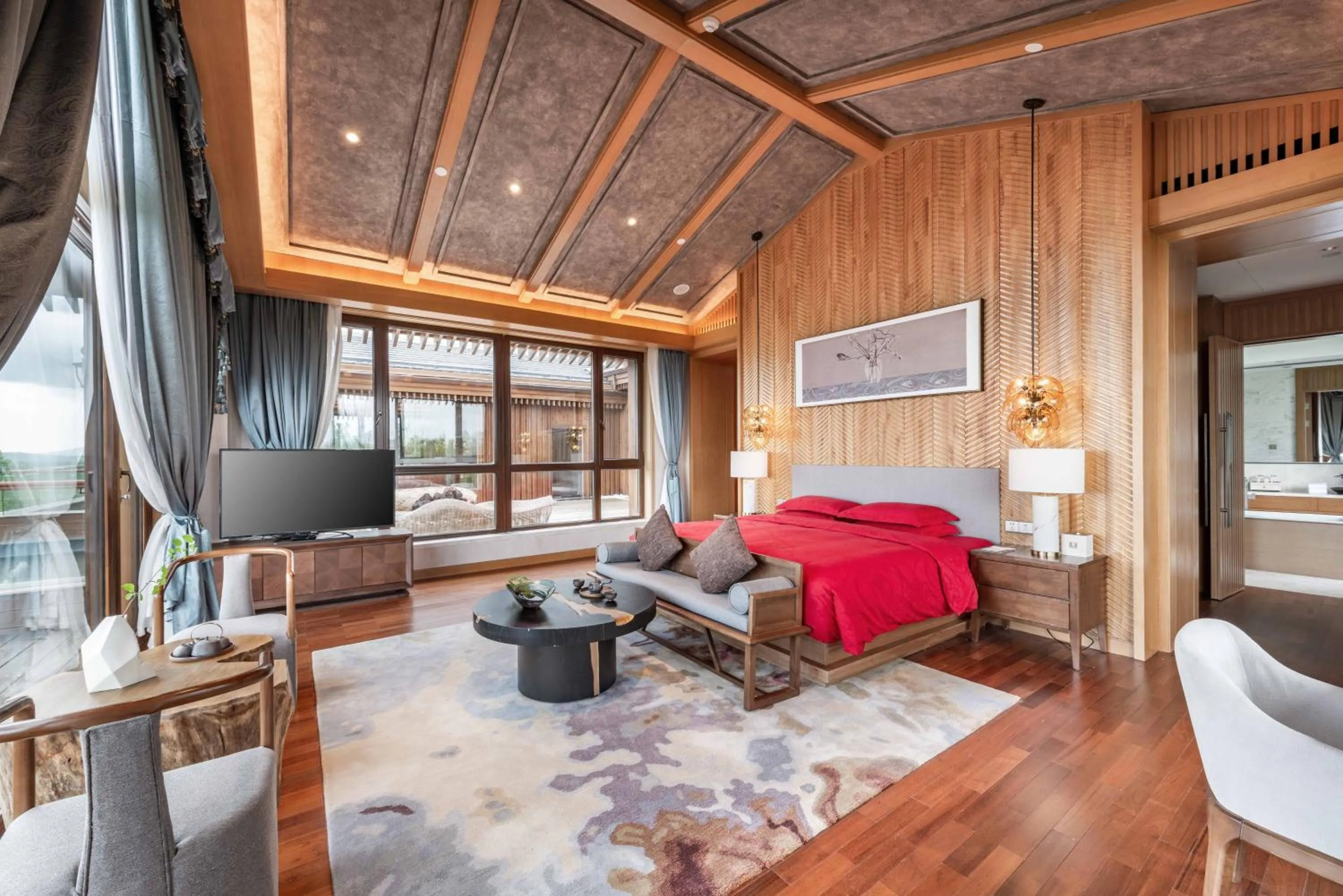 Photo of the whole room in The View Hotel Changbai Mountain - MGallery Collection