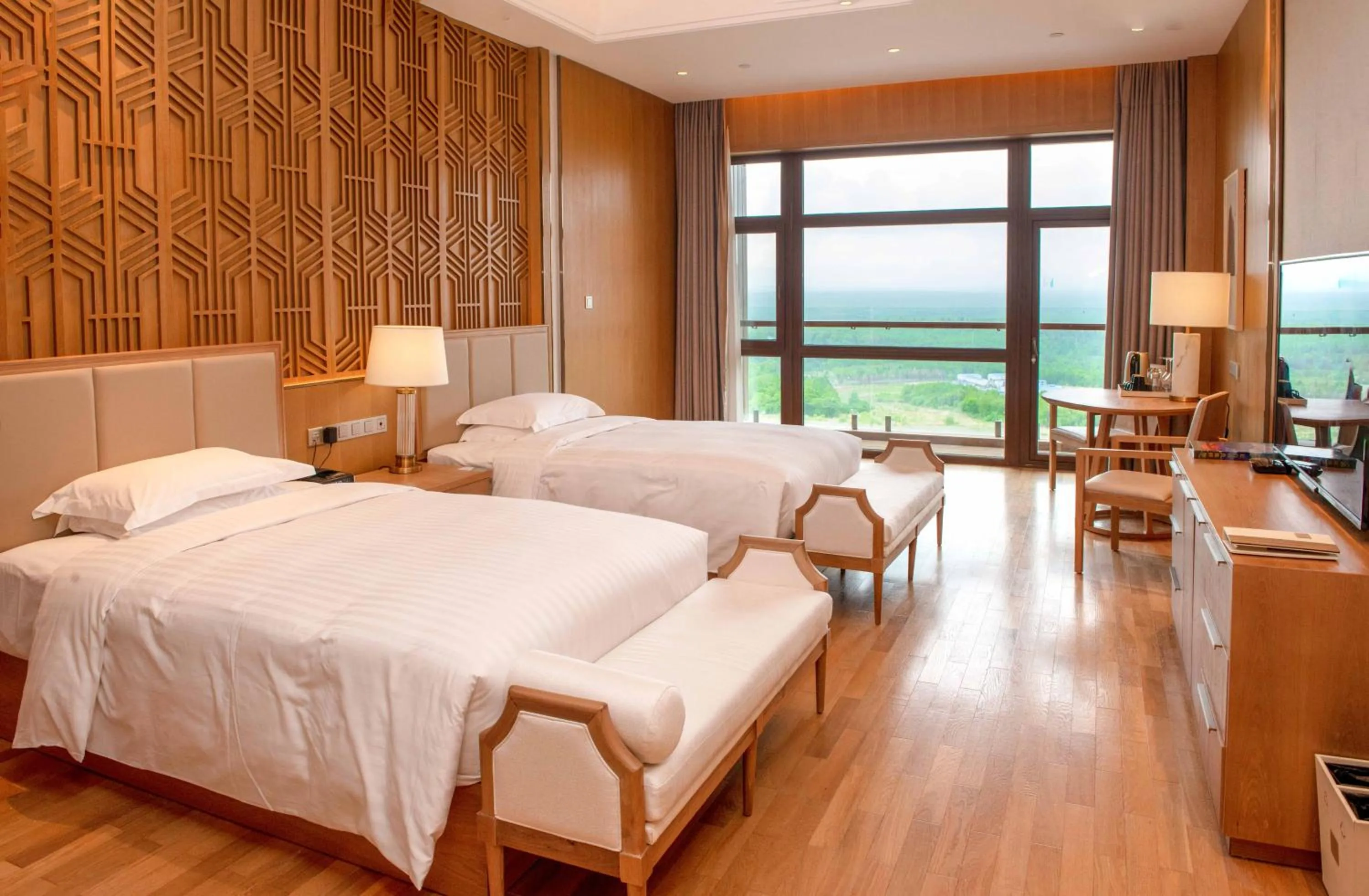 Bed in The View Hotel Changbai Mountain - MGallery Collection