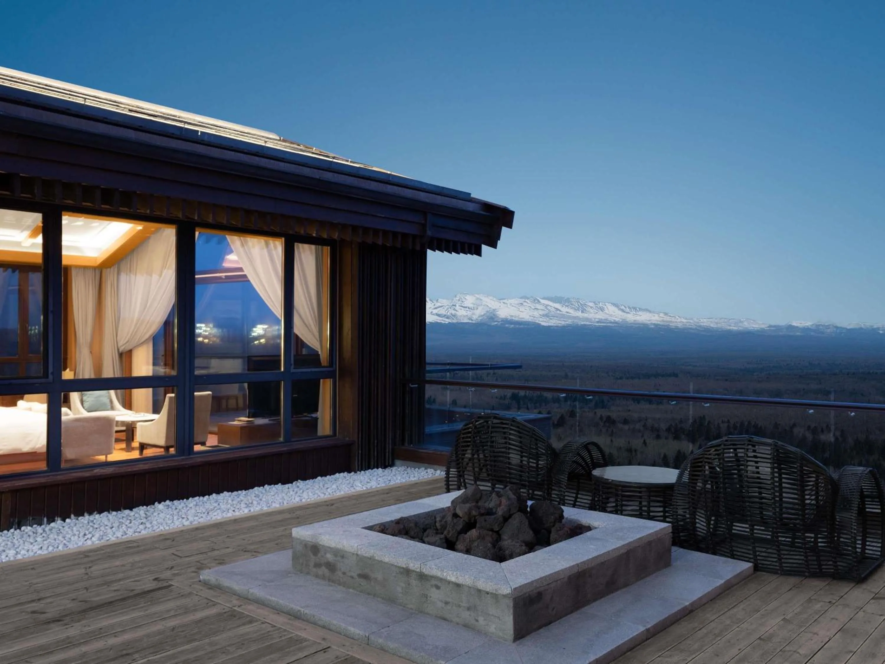 Bedroom in The View Hotel Changbai Mountain - MGallery Collection