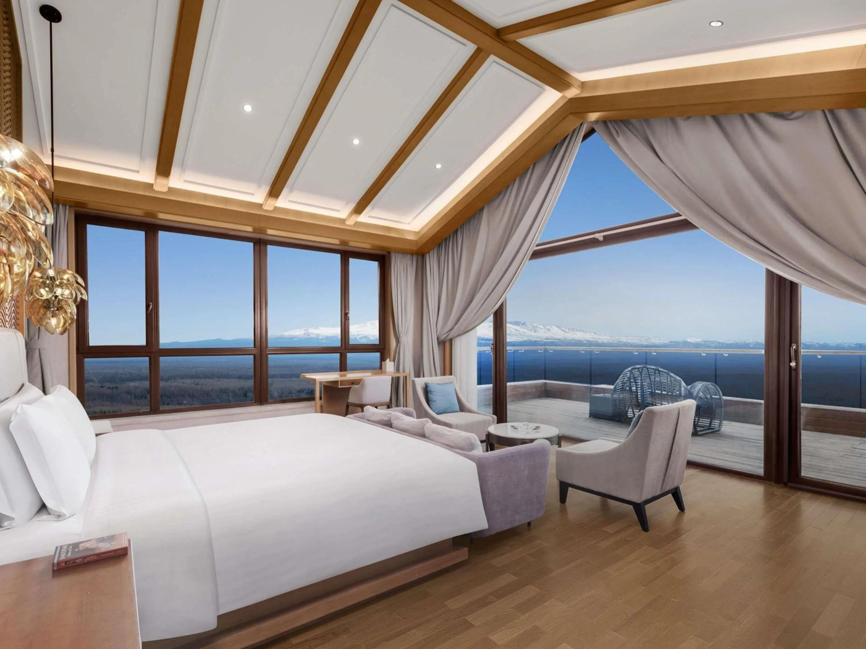 Bedroom in The View Hotel Changbai Mountain - MGallery Collection