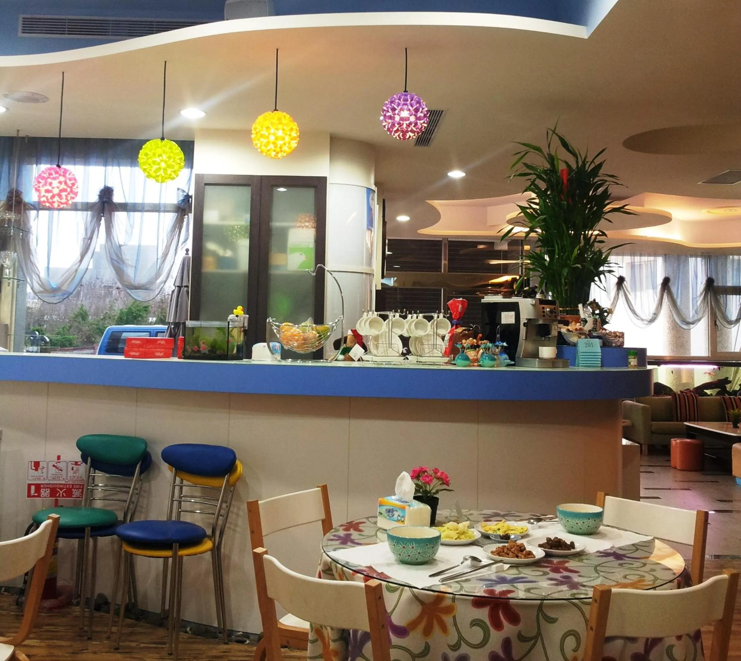 Dining area in Penghu Camome